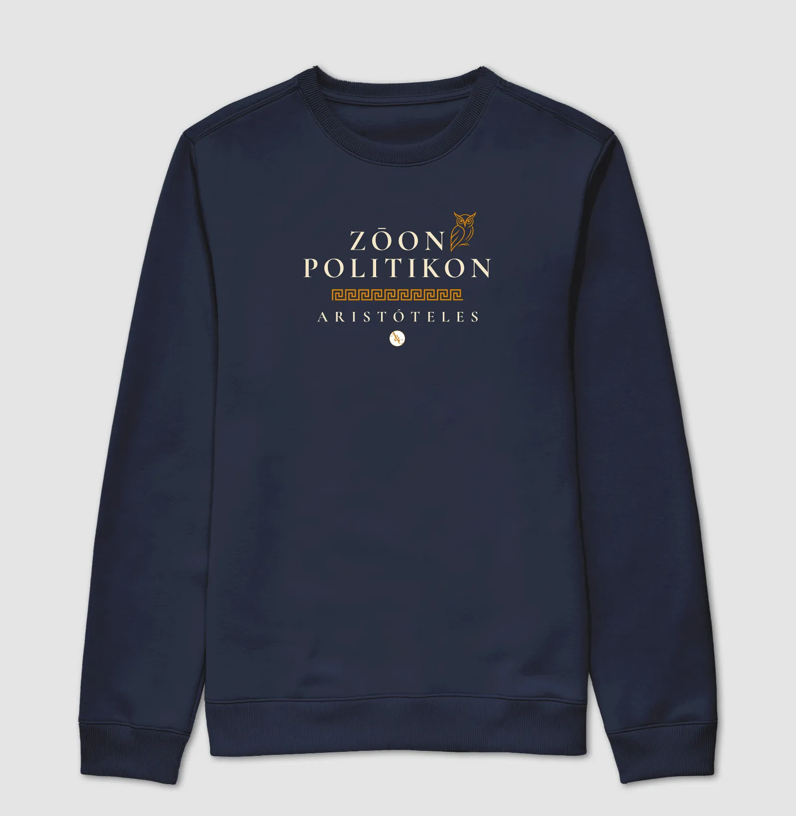CAMISETA TIPOGRÁFICA ZŌON POLITIKON - ARISTÓTELES - Imagem 5