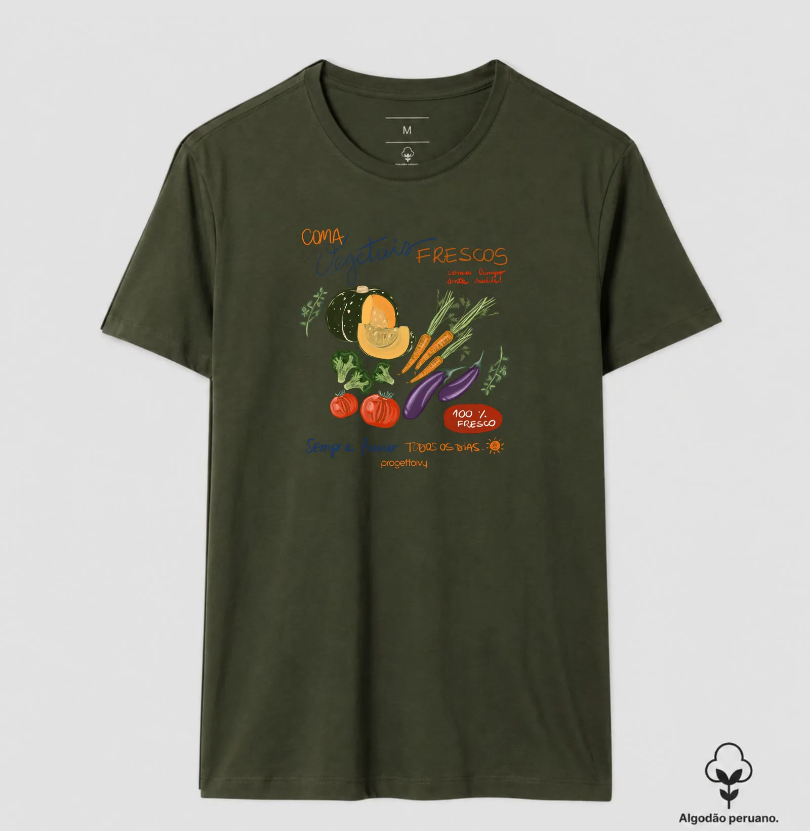 Tshirt Pima Coma vegetais frescos - Imagem 7