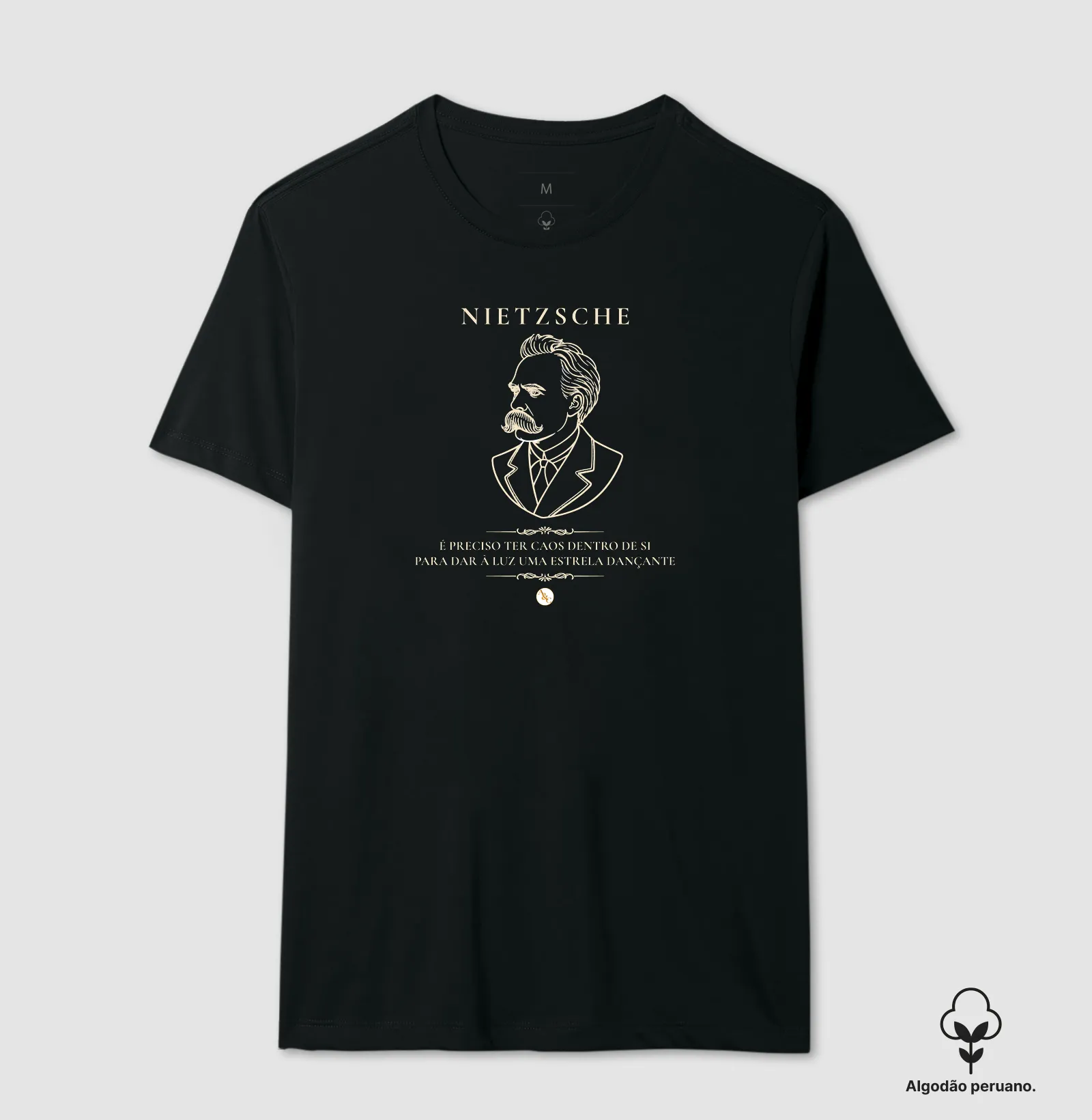 Camiseta Dançar no Abismo - Friedrich Nietzsche | Filosofia & Atitude - Imagem 5