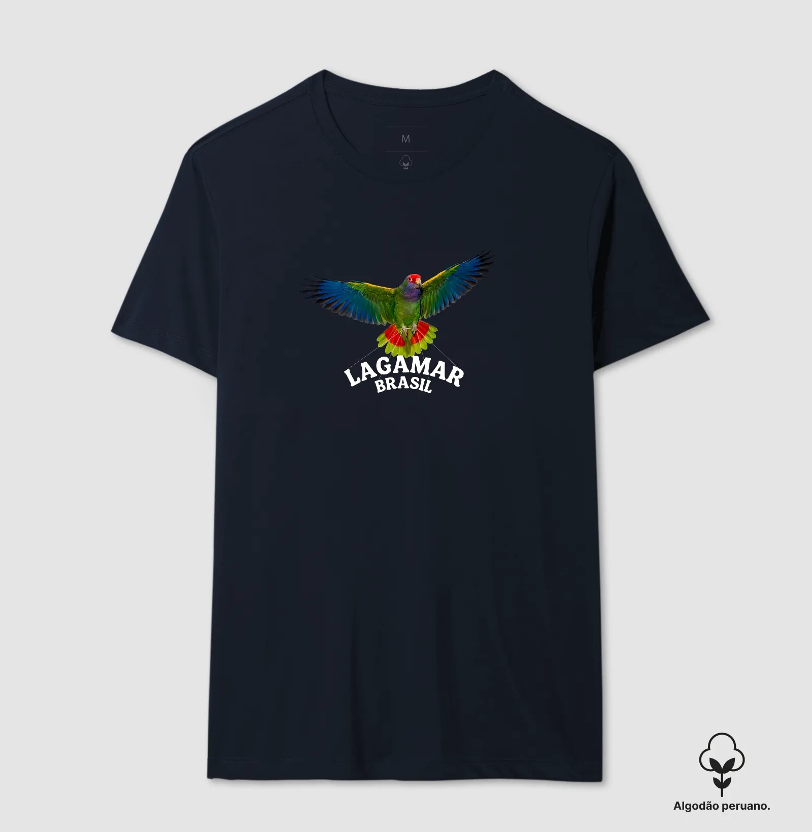Camiseta Papagaio Lagamar em algodão peruano - Imagem 7