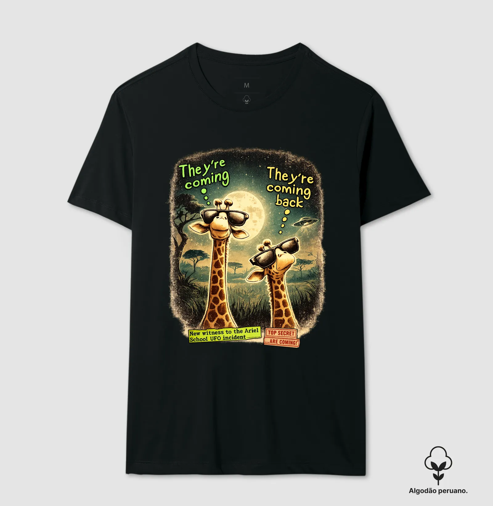 Camiseta Algodão Peruano Caso Ariel School - Imagem 4