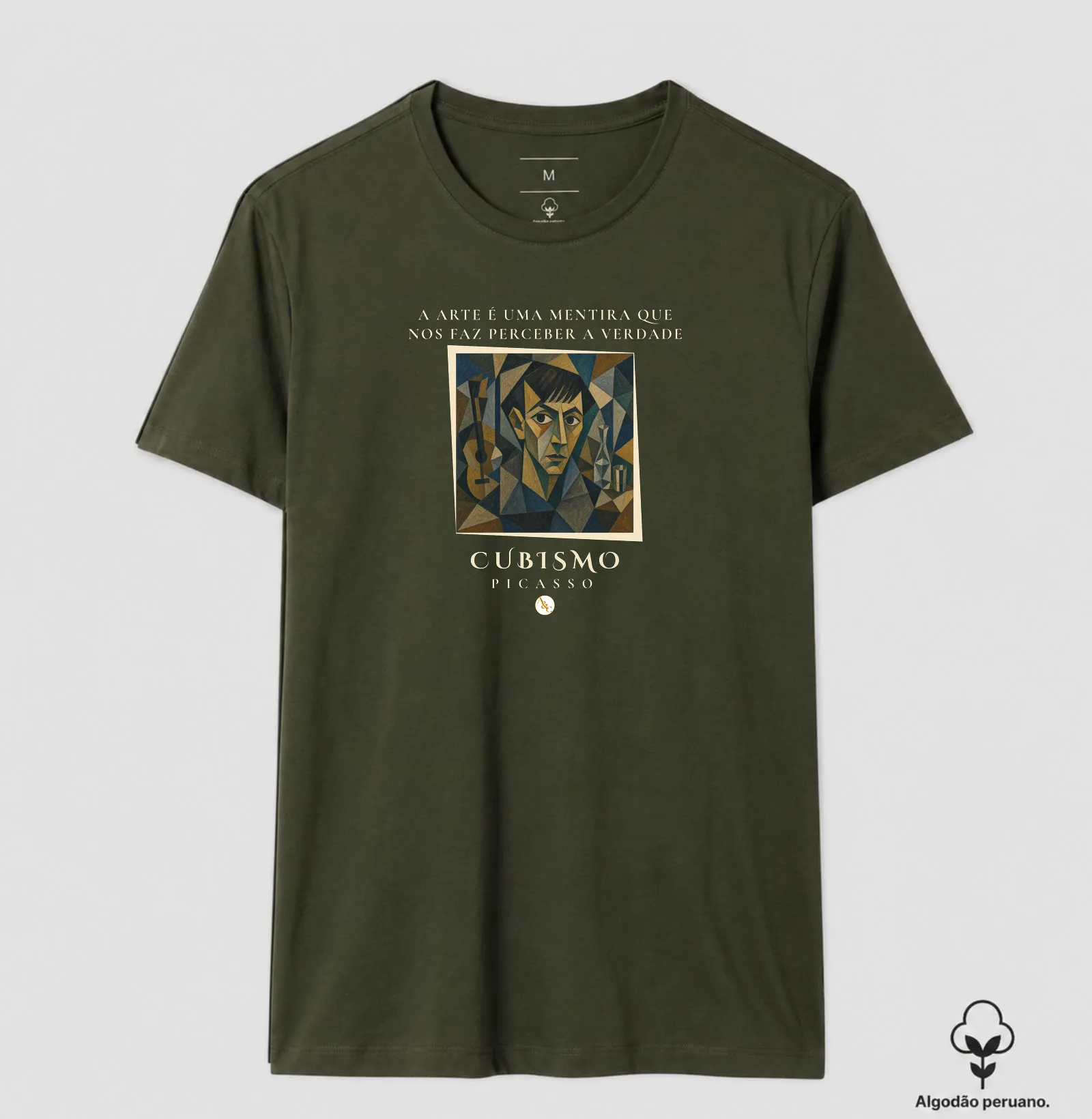 Camiseta Desconstrua o Olhar | Arte Moderna Inspirada em Picasso - Imagem 2