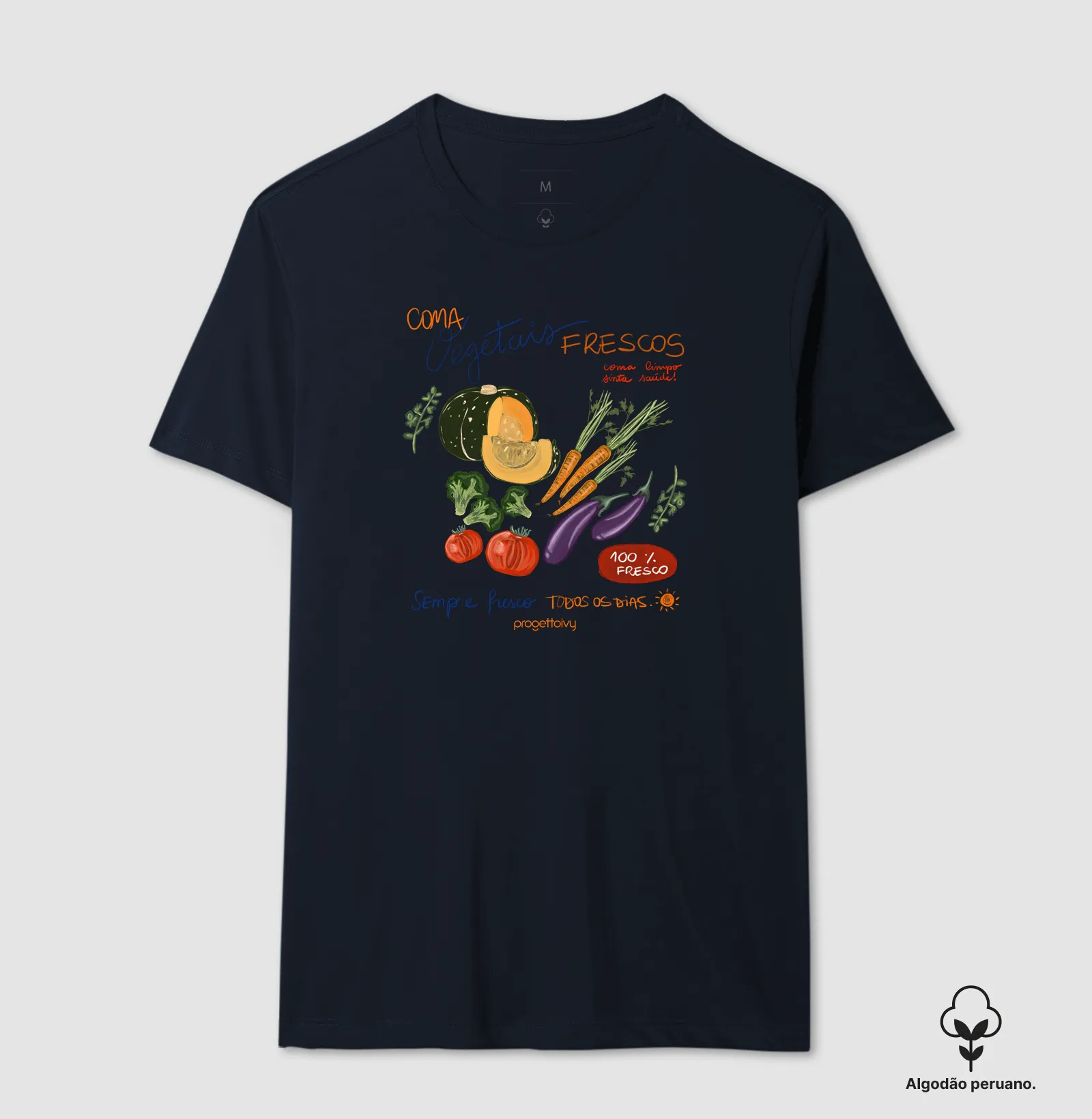 Tshirt Pima Coma vegetais frescos - Imagem 4