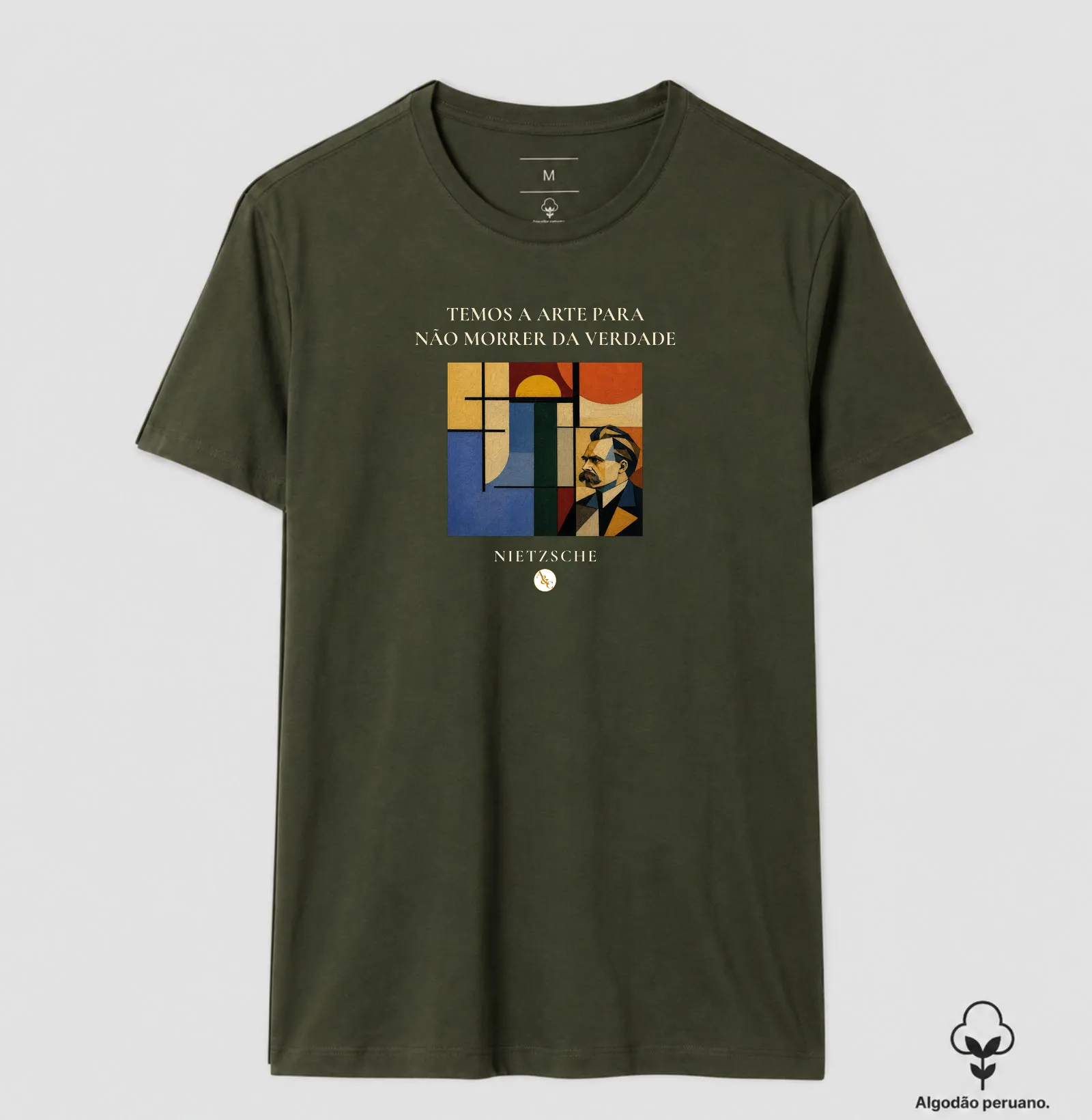 Camiseta A Arte de Não Morrer - Nietzsche - Imagem 7