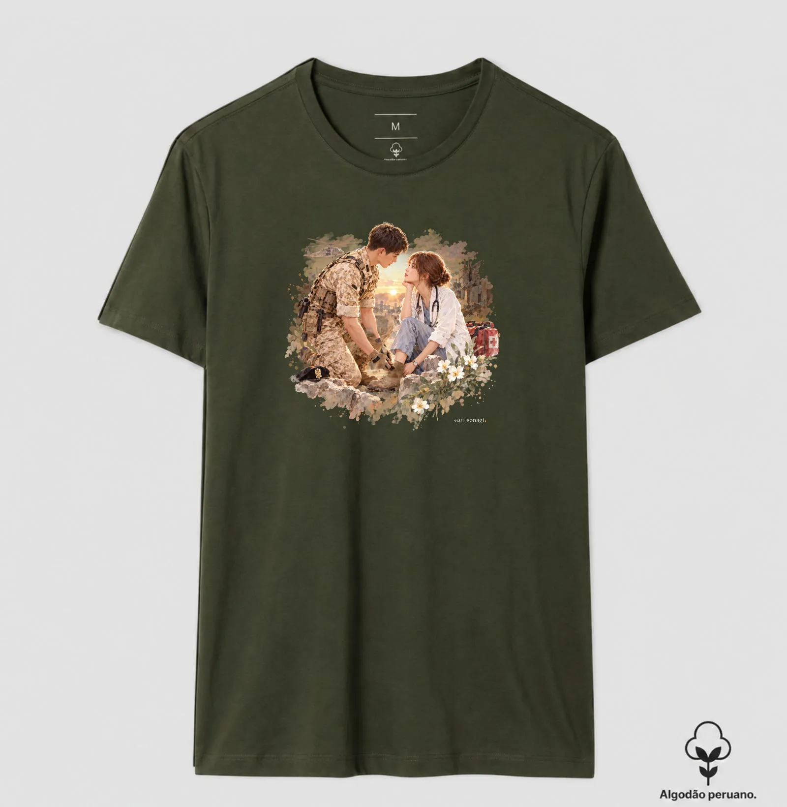 Camiseta Premium Dorama Entre Missões e Destinos | Romance Militar - Imagem 8