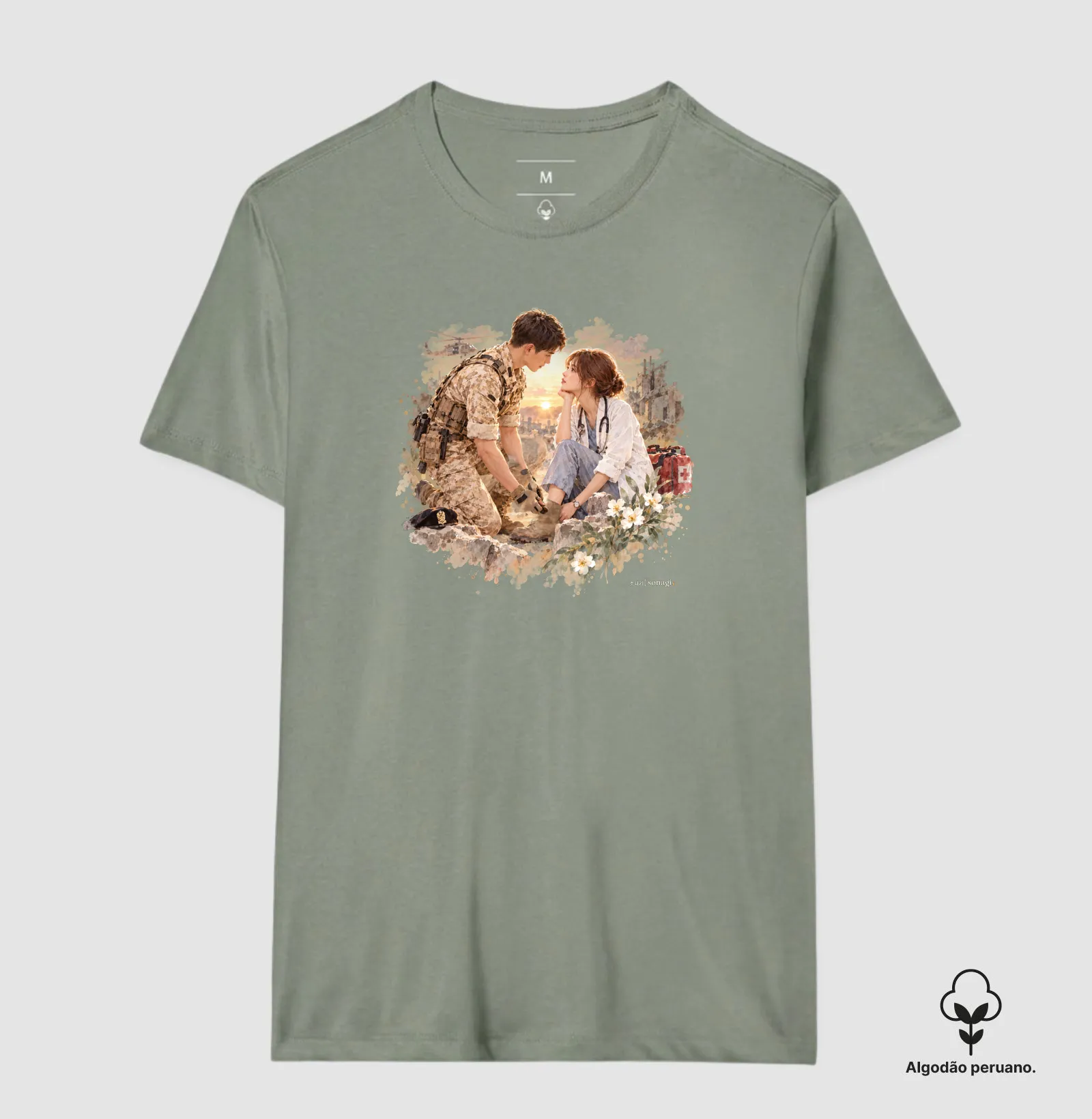 Camiseta Premium Dorama Entre Missões e Destinos | Romance Militar - Imagem 9
