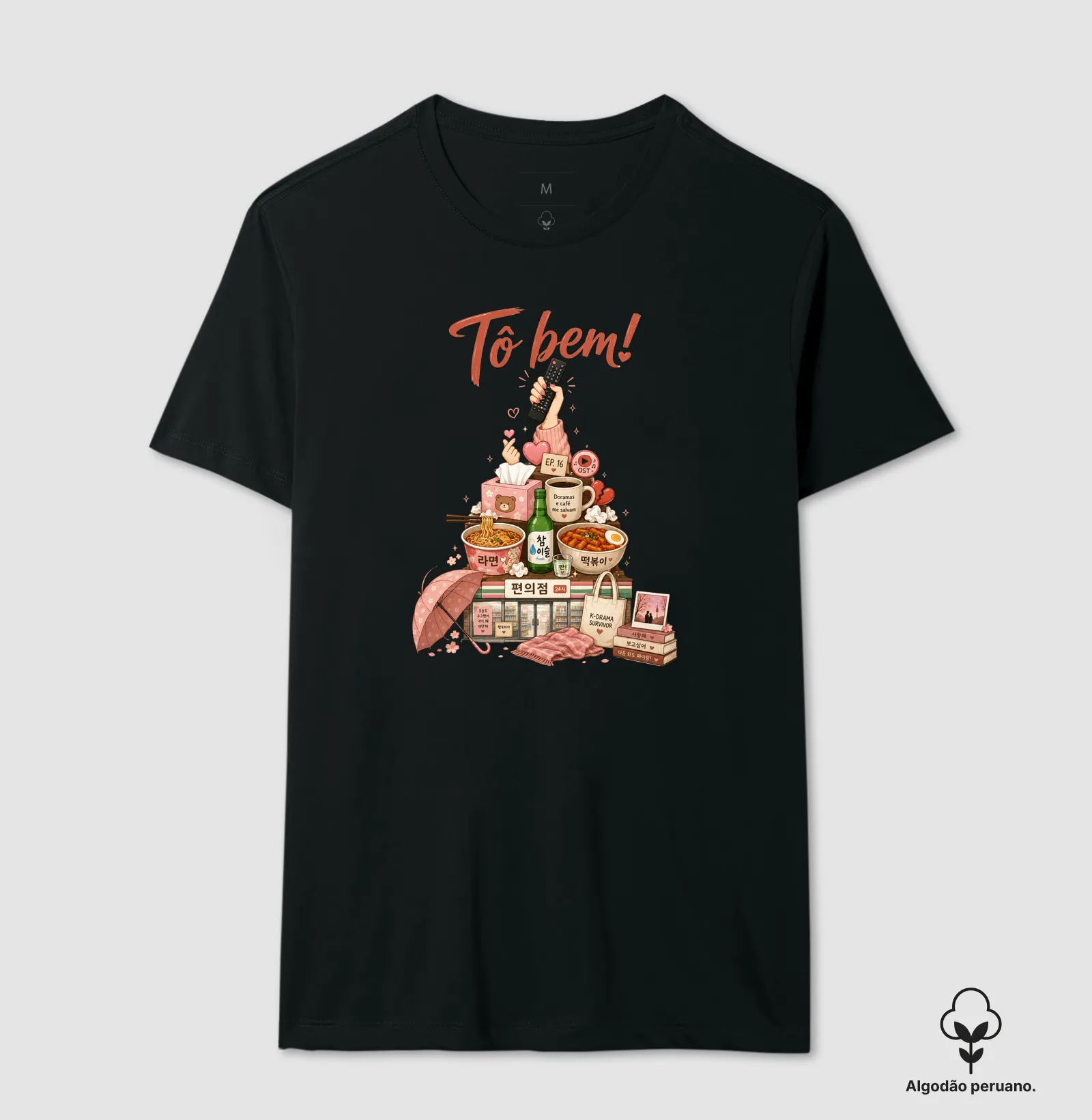 Camiseta Premium - Tô bem - versão dorameira - Imagem 6