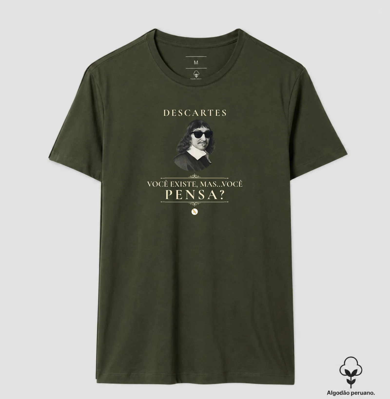 COGITO 2.0 - Camiseta Filosófica René Descartes - Imagem 2