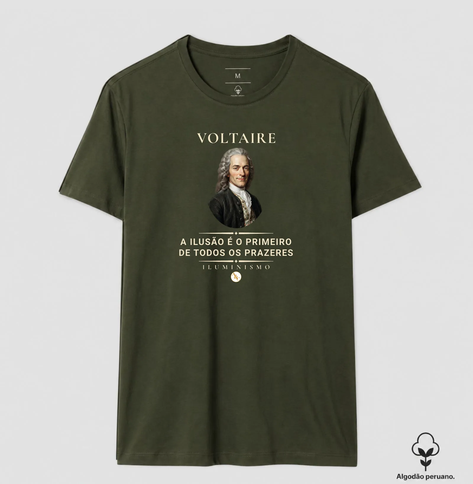 Camiseta Filosófica Voltaire: Esmagai a Infame | Razão & Liberdade - Imagem 4