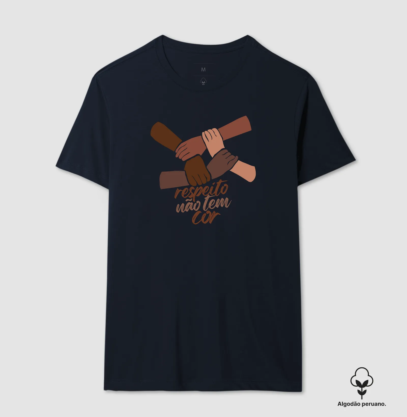 Camiseta Respeito Não Tem Cor - Imagem 4
