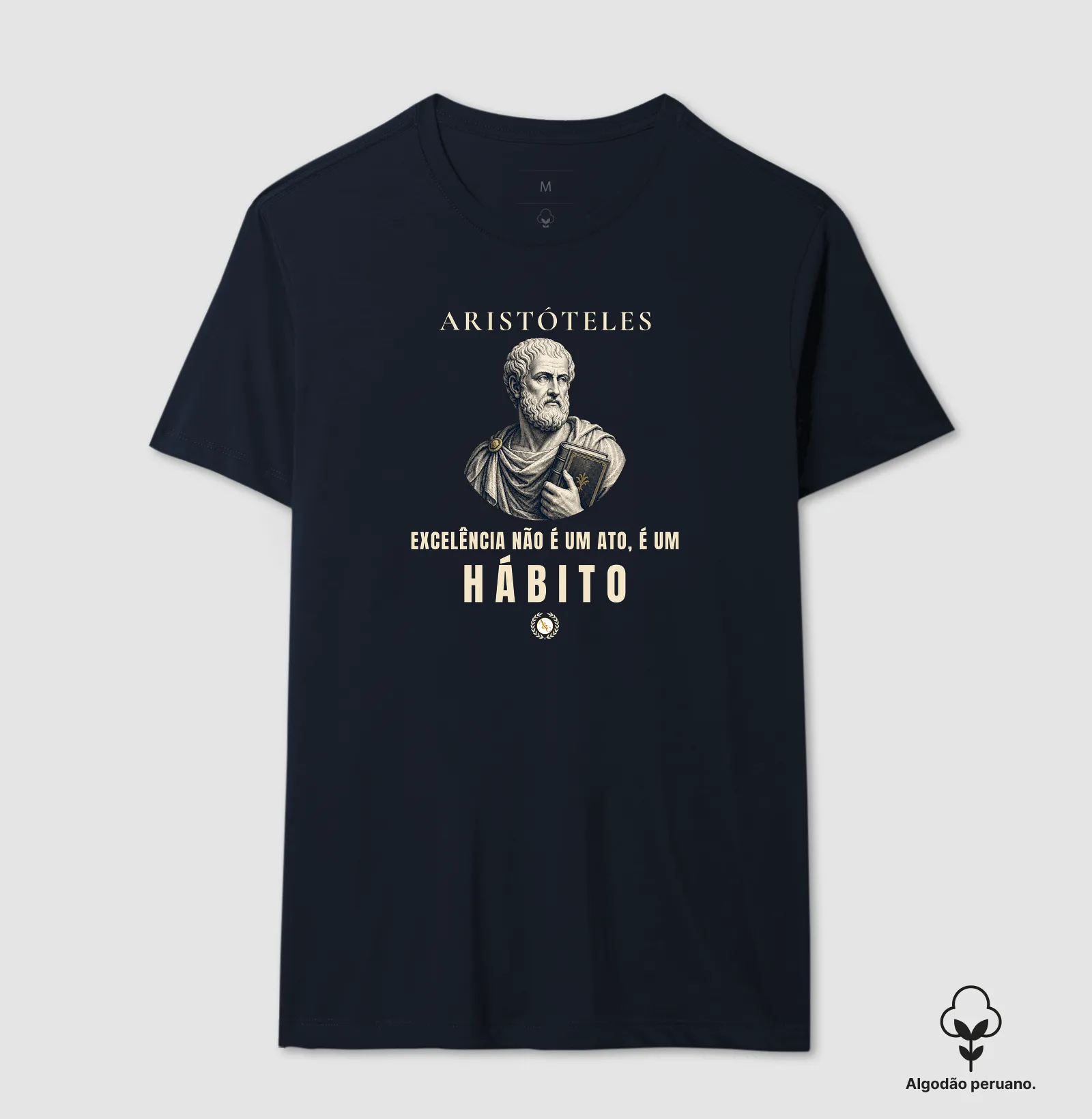 Camiseta "O Hábito" | A Excelência de Aristóteles - Imagem 4