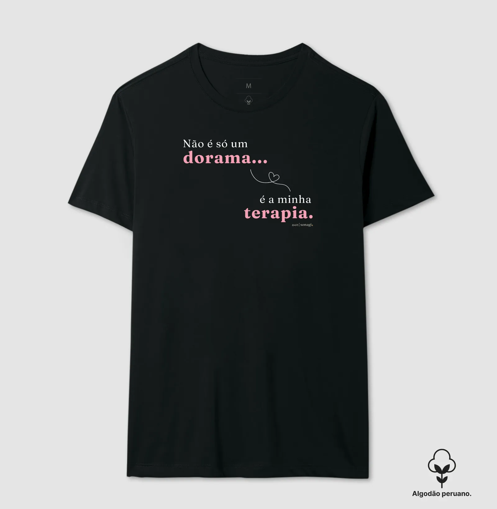 Camiseta Premium - Não é só um dorama... é a minha terapia - Imagem 3