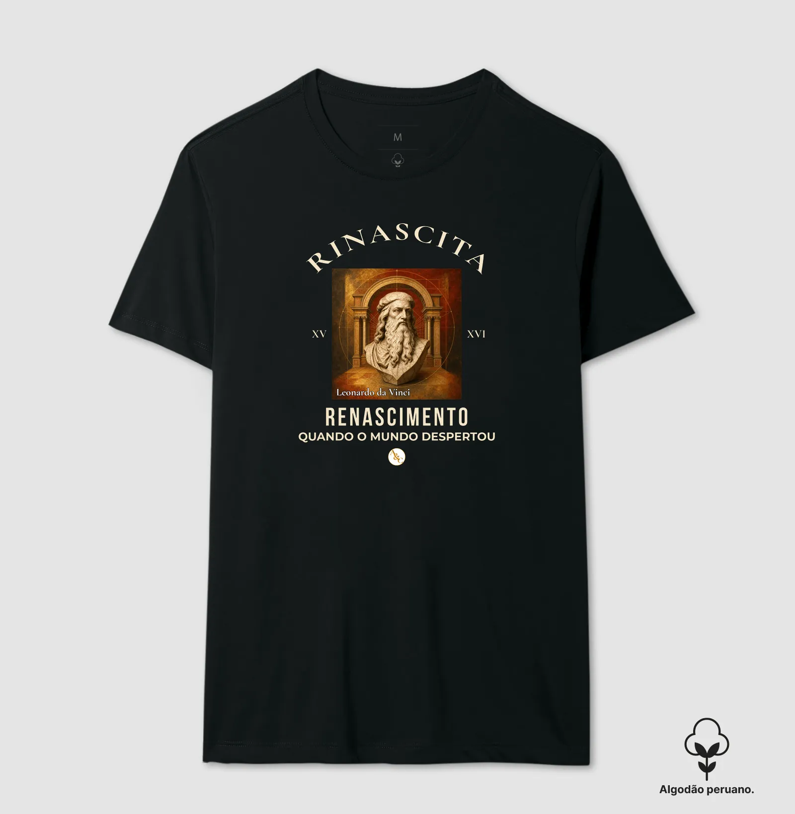 Camiseta Rinascita — O Renascer do Pensamento (Arte & Compor) - Imagem 5
