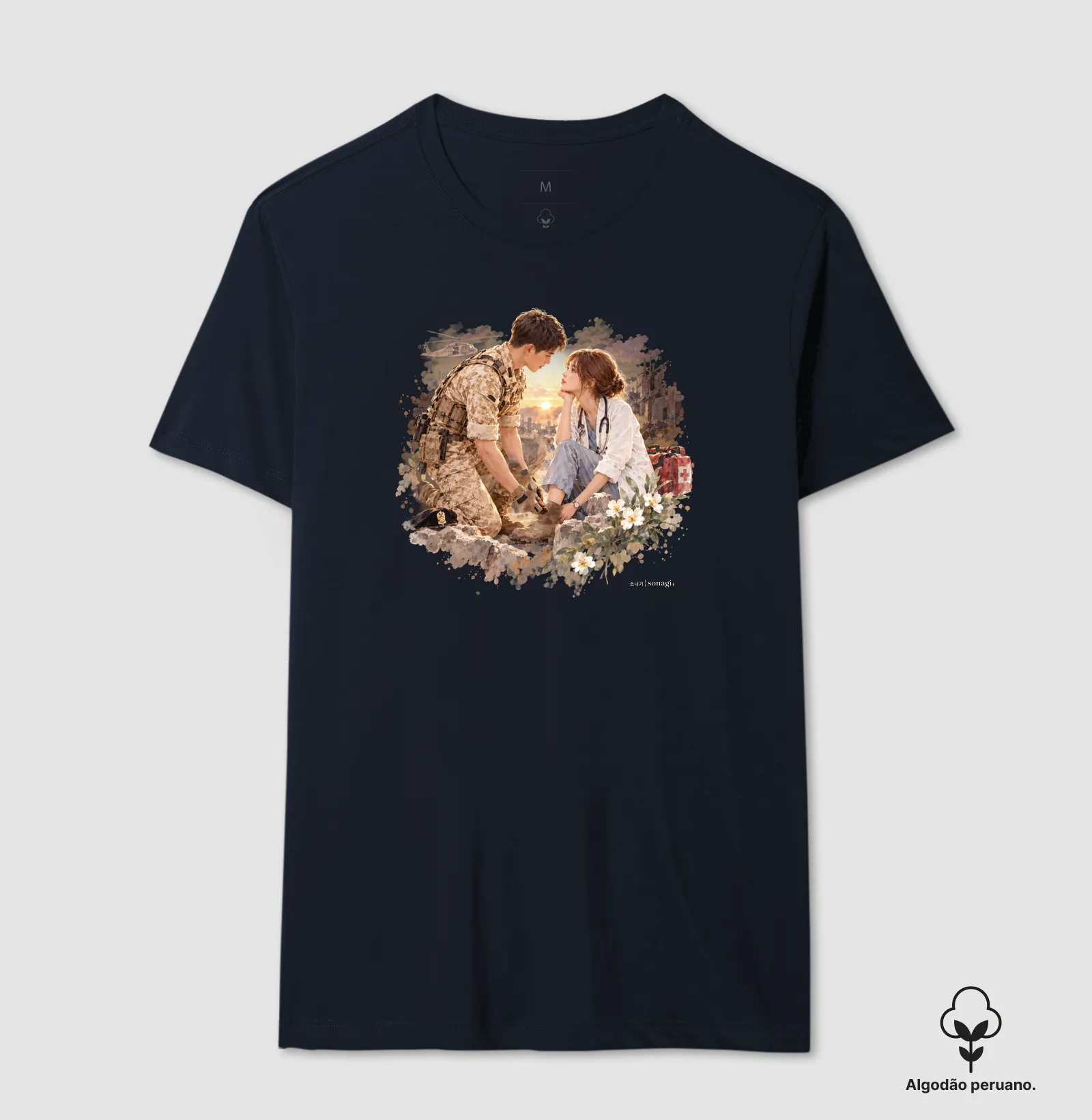Camiseta Premium Dorama Entre Missões e Destinos | Romance Militar - Imagem 7