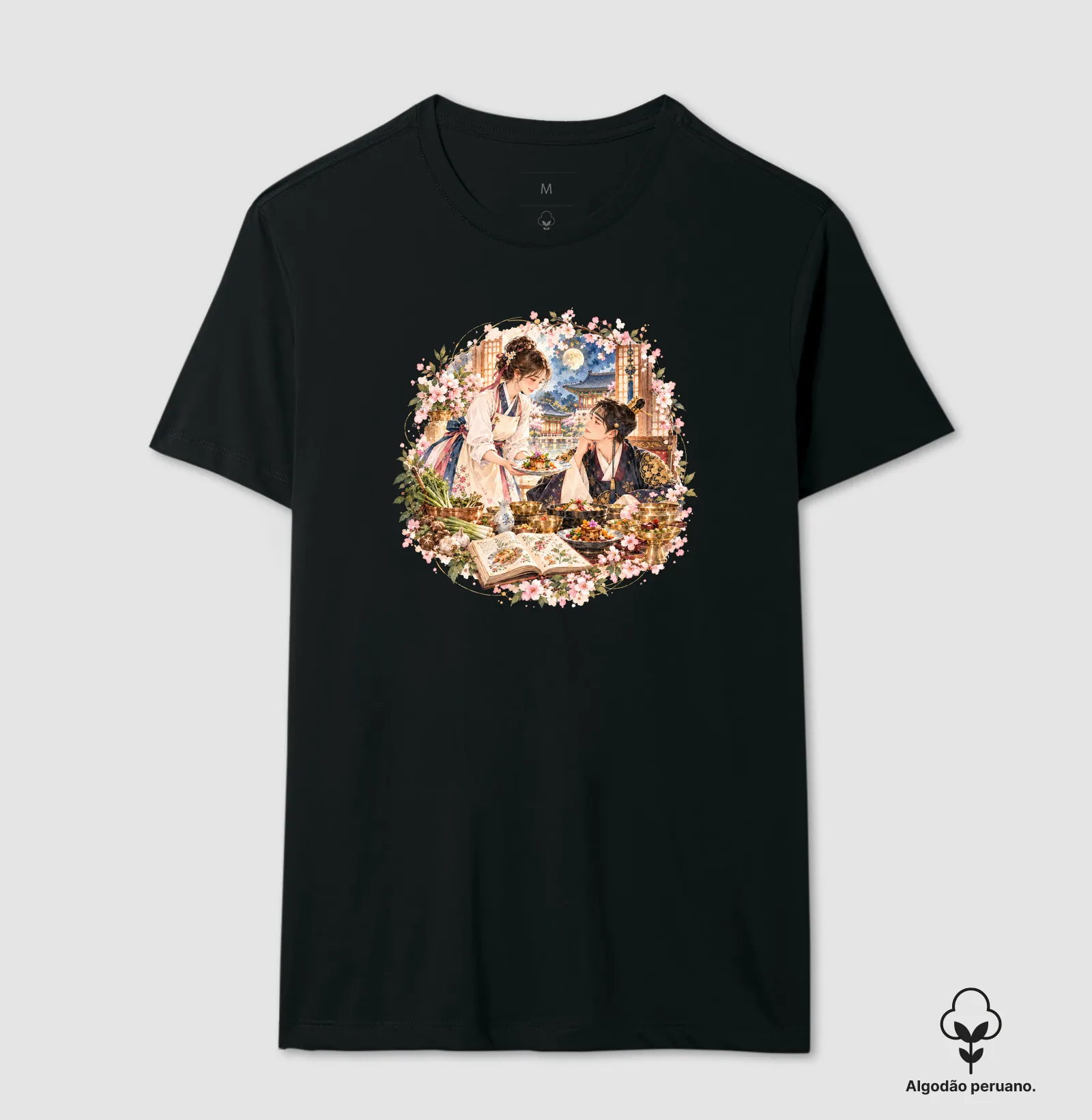Camiseta Premium Sabores do Destino em Aquarela - Imagem 4
