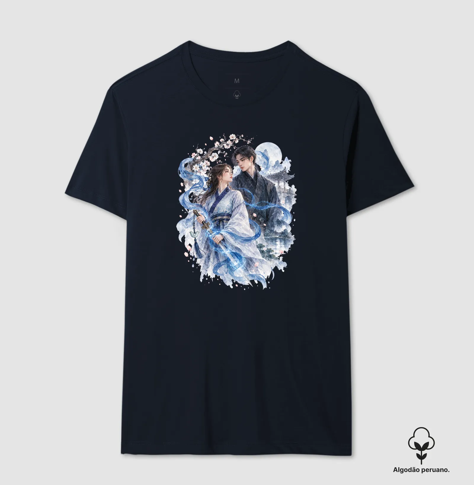 Camiseta Premium Dorama Espírito Azul | Espada, Magia e Romance - Entre Almas e Destinos - Imagem 4