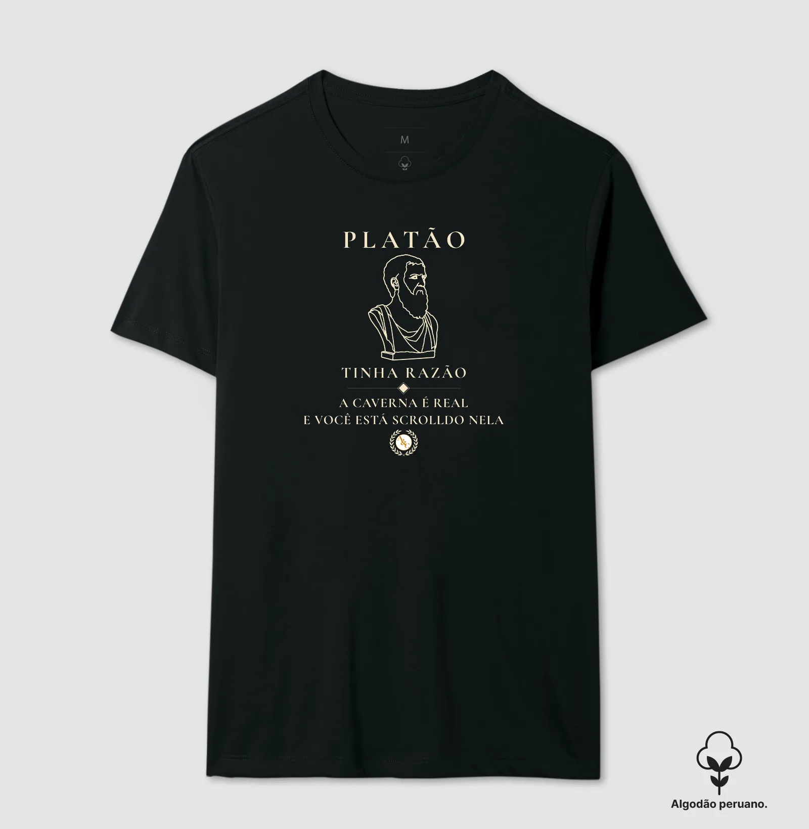 Camiseta Filosófica Platão: O Mito do Scroll - Imagem 7