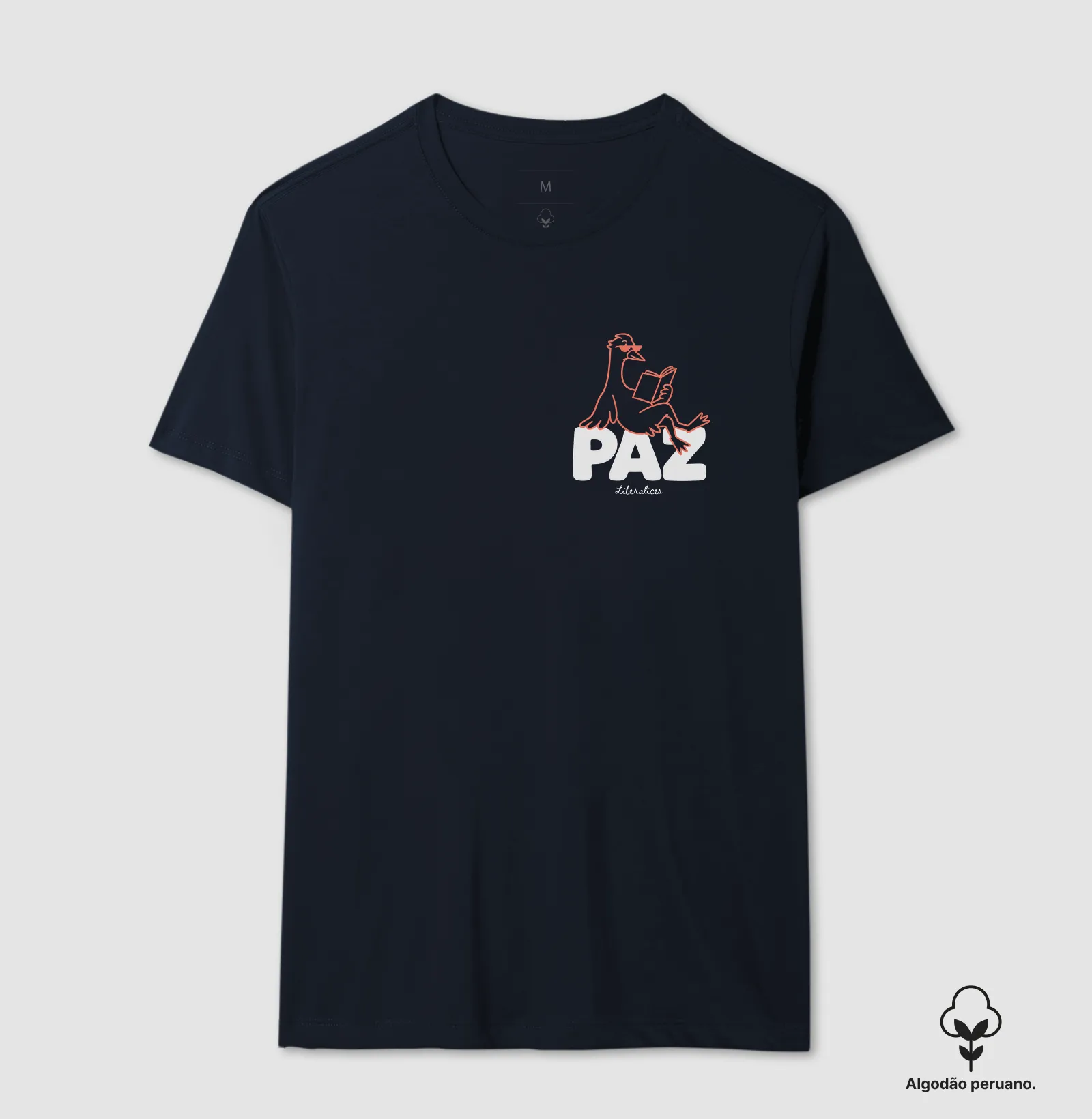 Camiseta Paz — Pato Leitor - Imagem 6