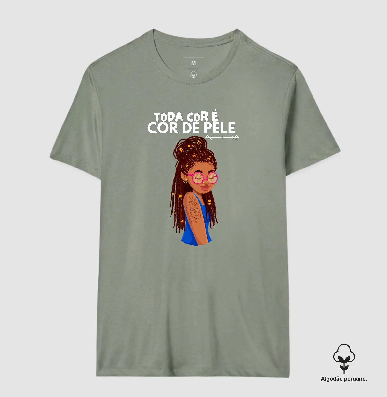 Camiseta Toda Cor é Cor de Pele - Imagem 6