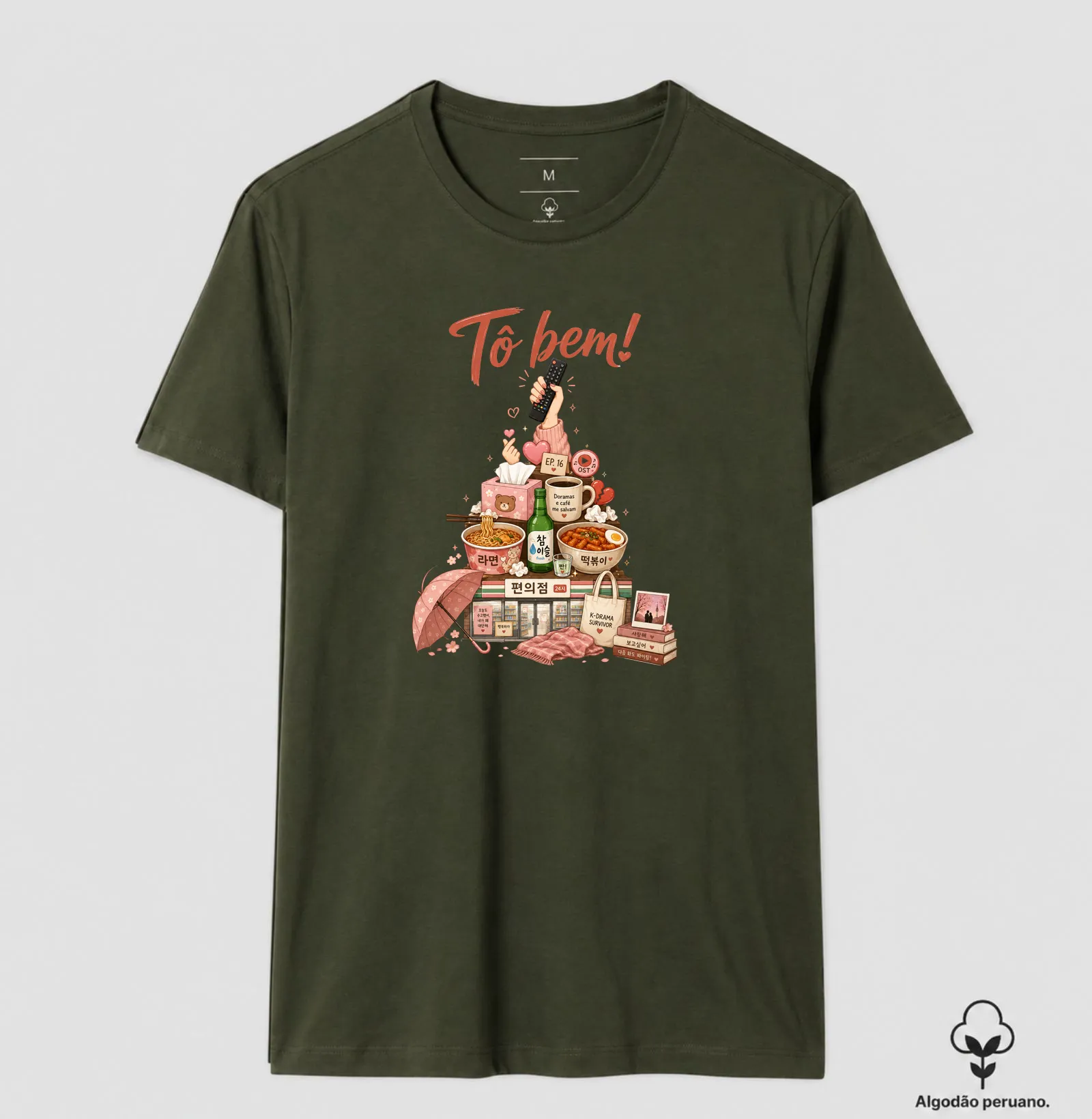 Camiseta Premium - Tô bem - versão dorameira - Imagem 4