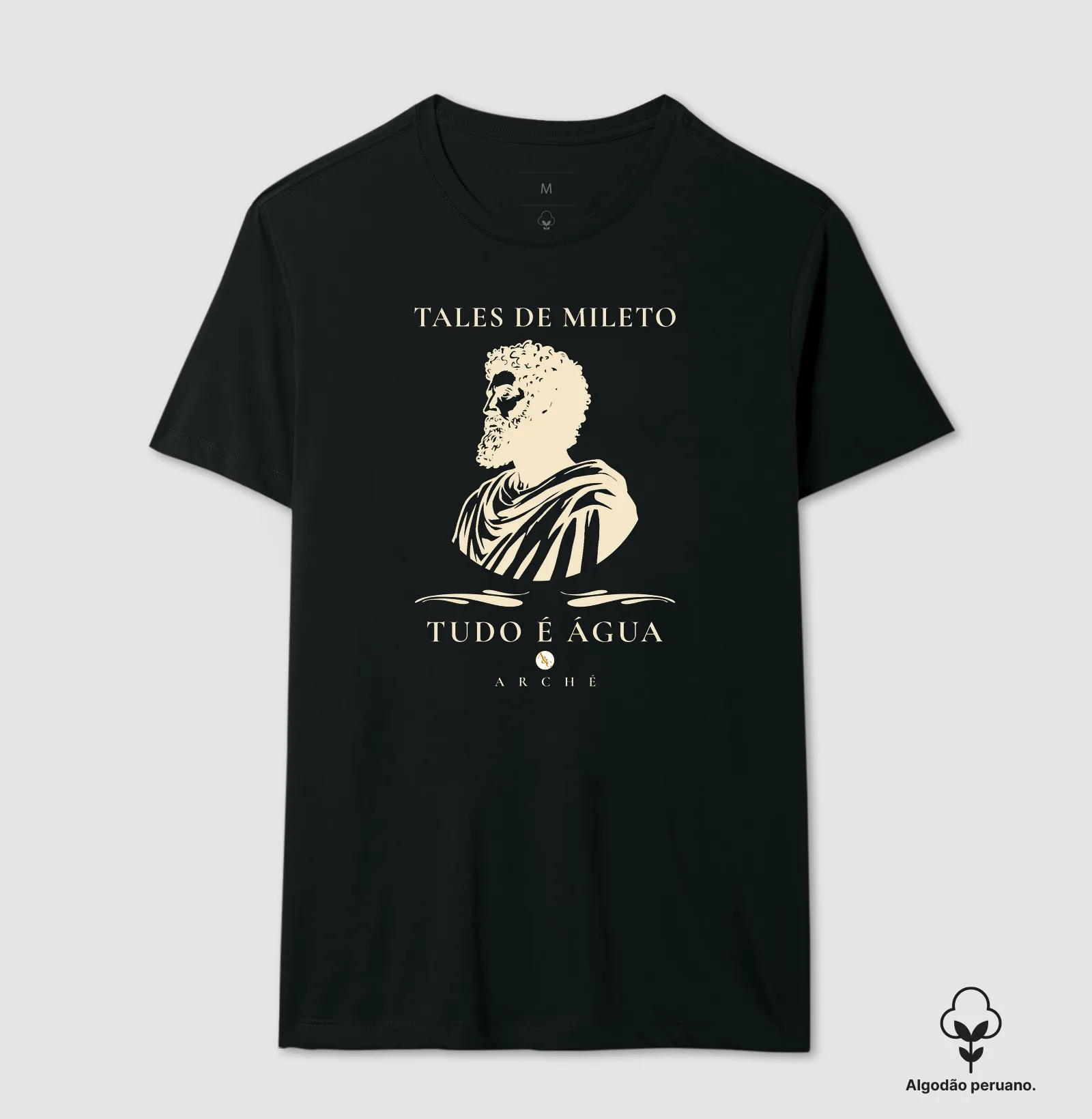 CAMISETA O PRINCÍPIO DAS COISAS - TALES DE MILETO - FILOSOFIA - Imagem 2