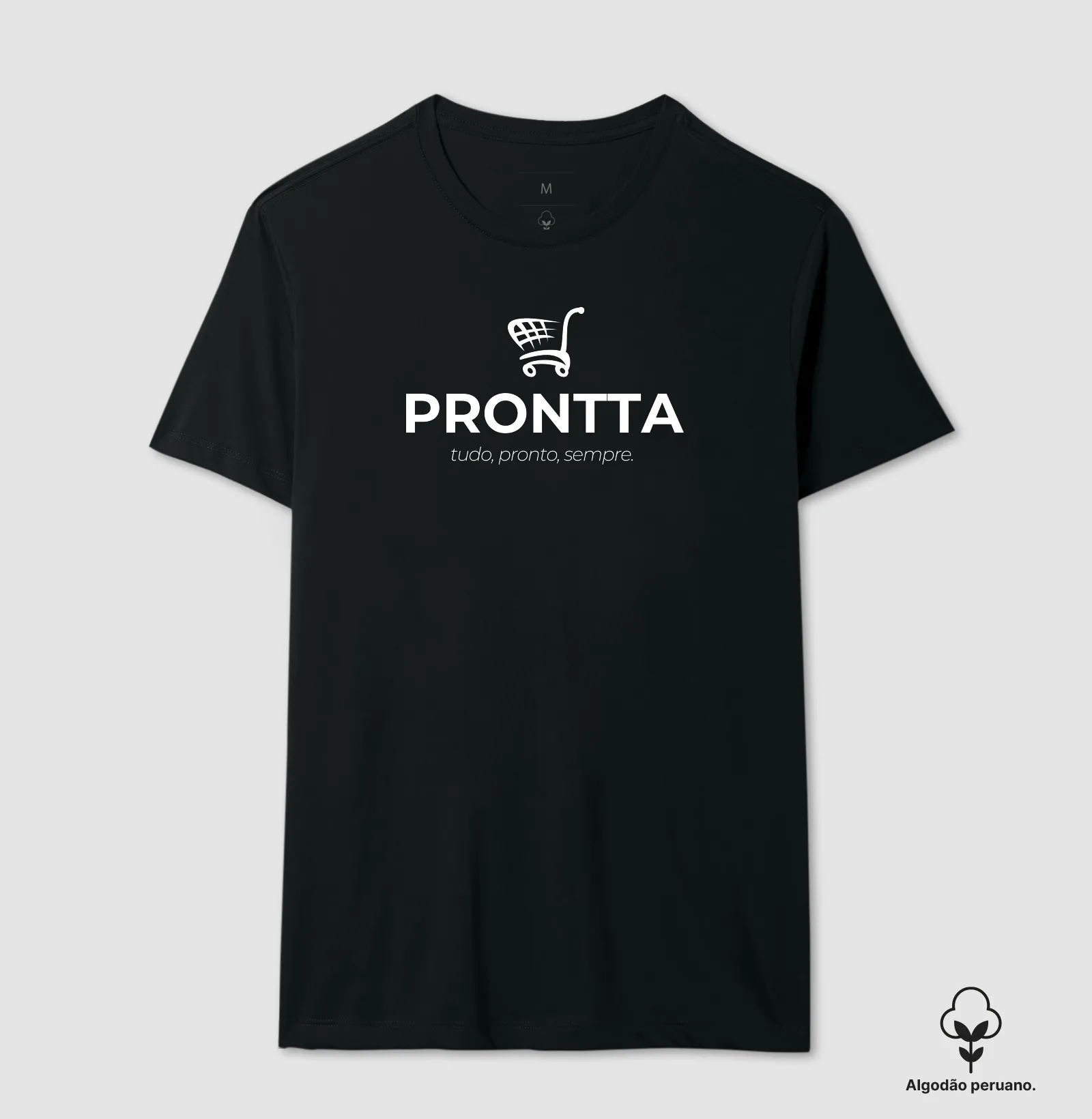 prontta Classic preta (estampa branca) - Imagem 4