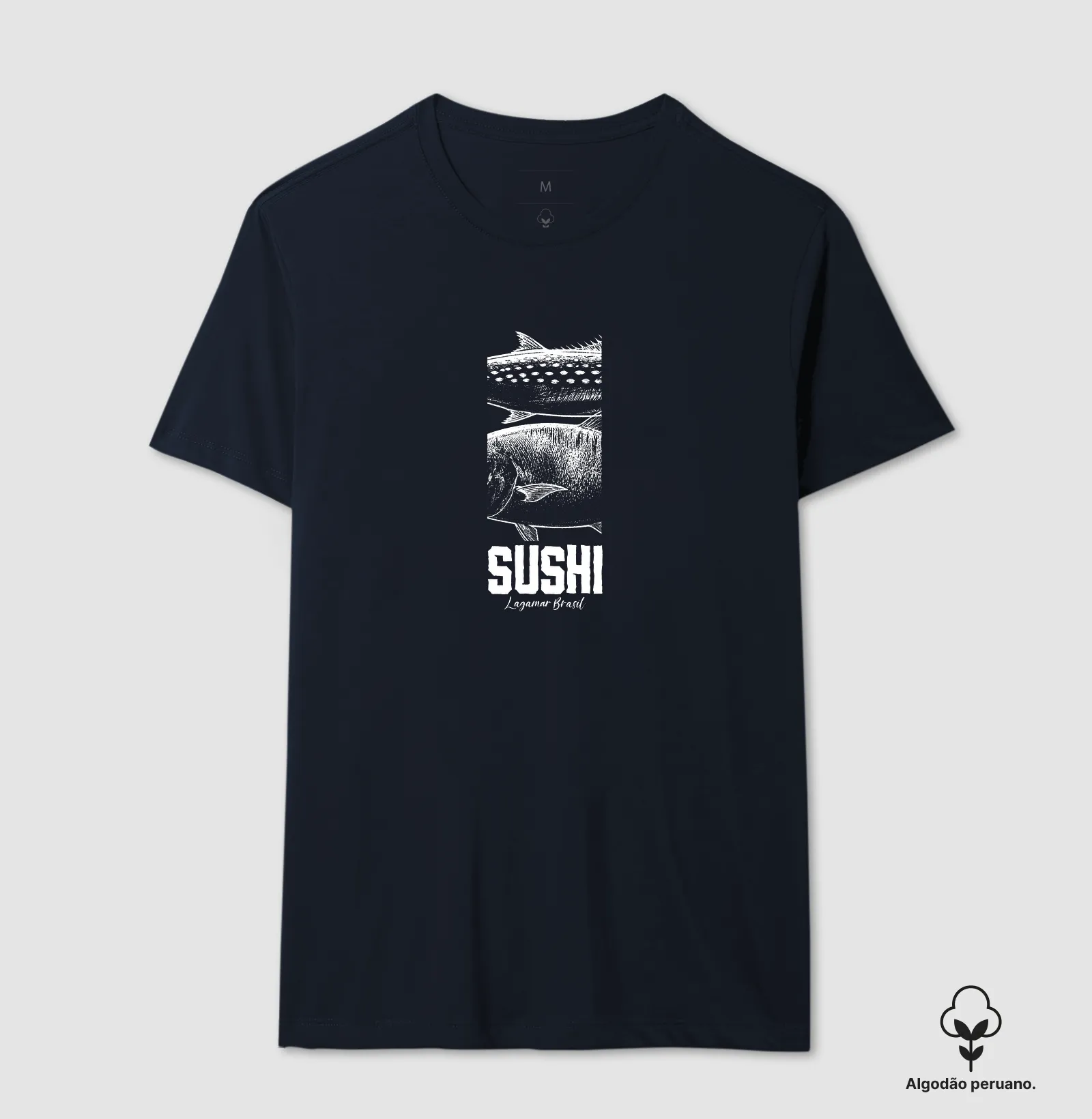Camiseta Sushi em algodão peruano - Imagem 5