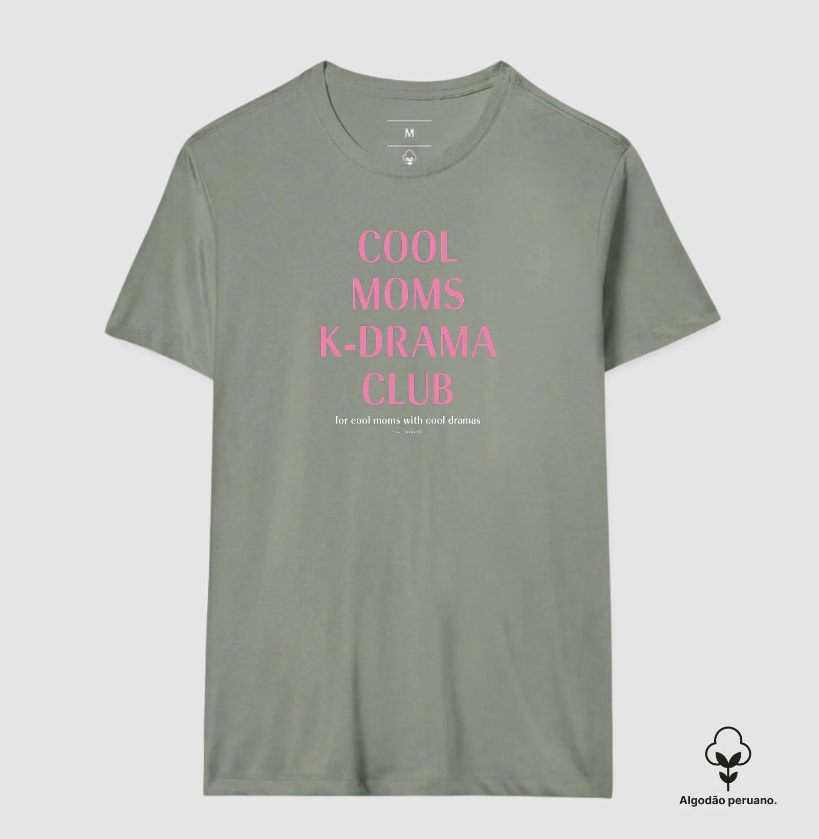 Camiseta Premium Cool Moms K-drama Club - Imagem 4