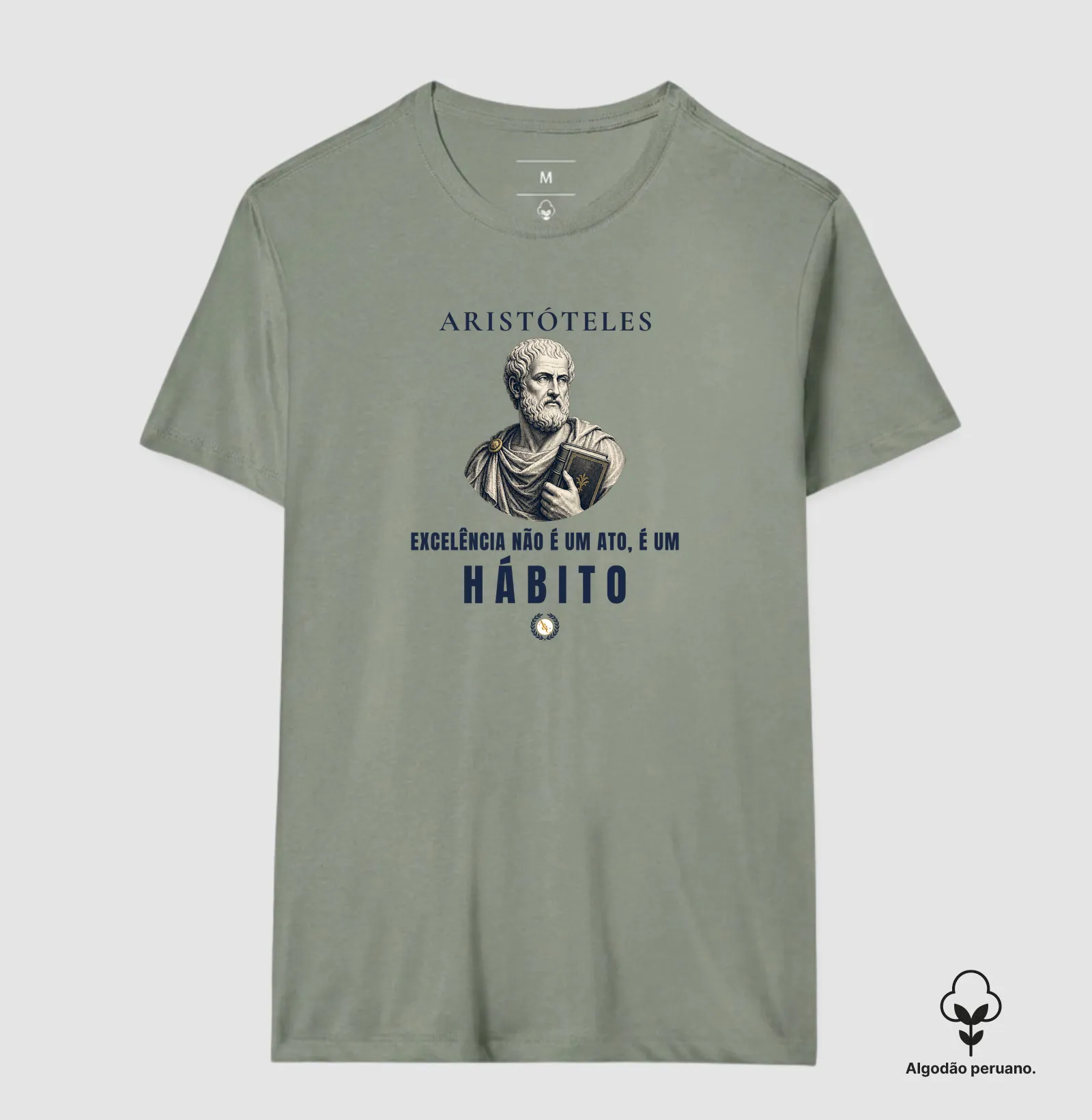 Camiseta "O Hábito" | A Excelência de Aristóteles - Imagem 9