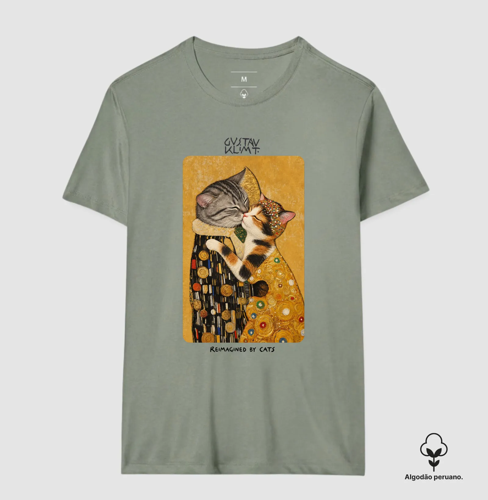 O Beijo felino V.2 - Gustav Klimt - Imagem 9