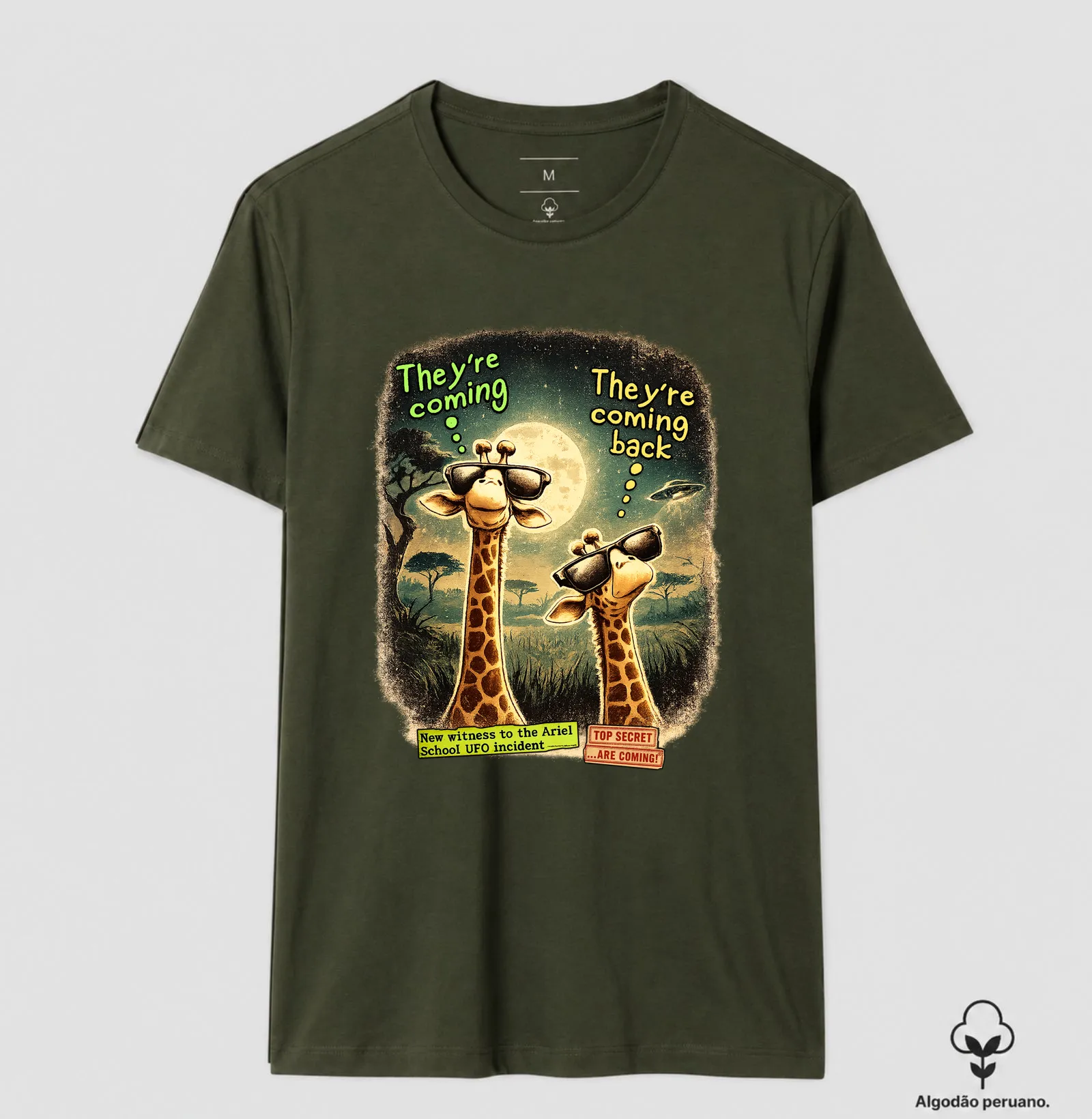 Camiseta Algodão Peruano Caso Ariel School - Imagem 8