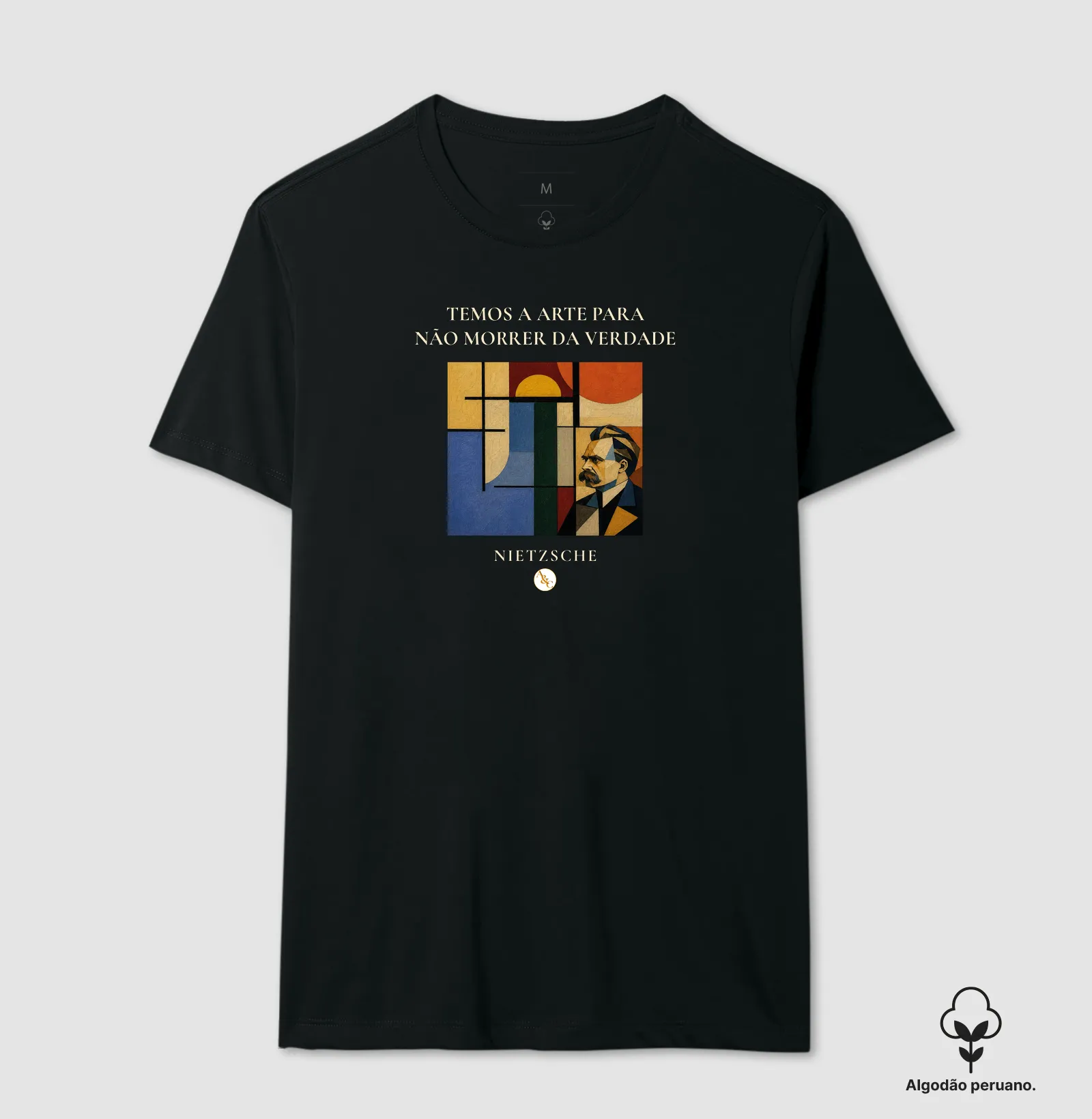 Camiseta A Arte de Não Morrer - Nietzsche - Imagem 9