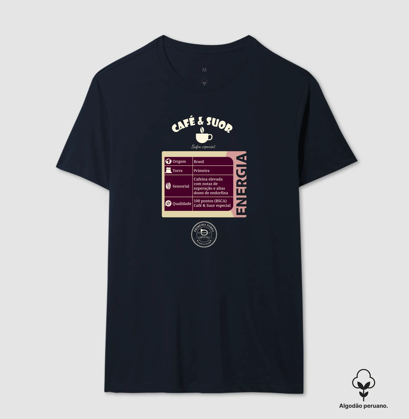 Camiseta Rótulo algodão peruano - Imagem 7