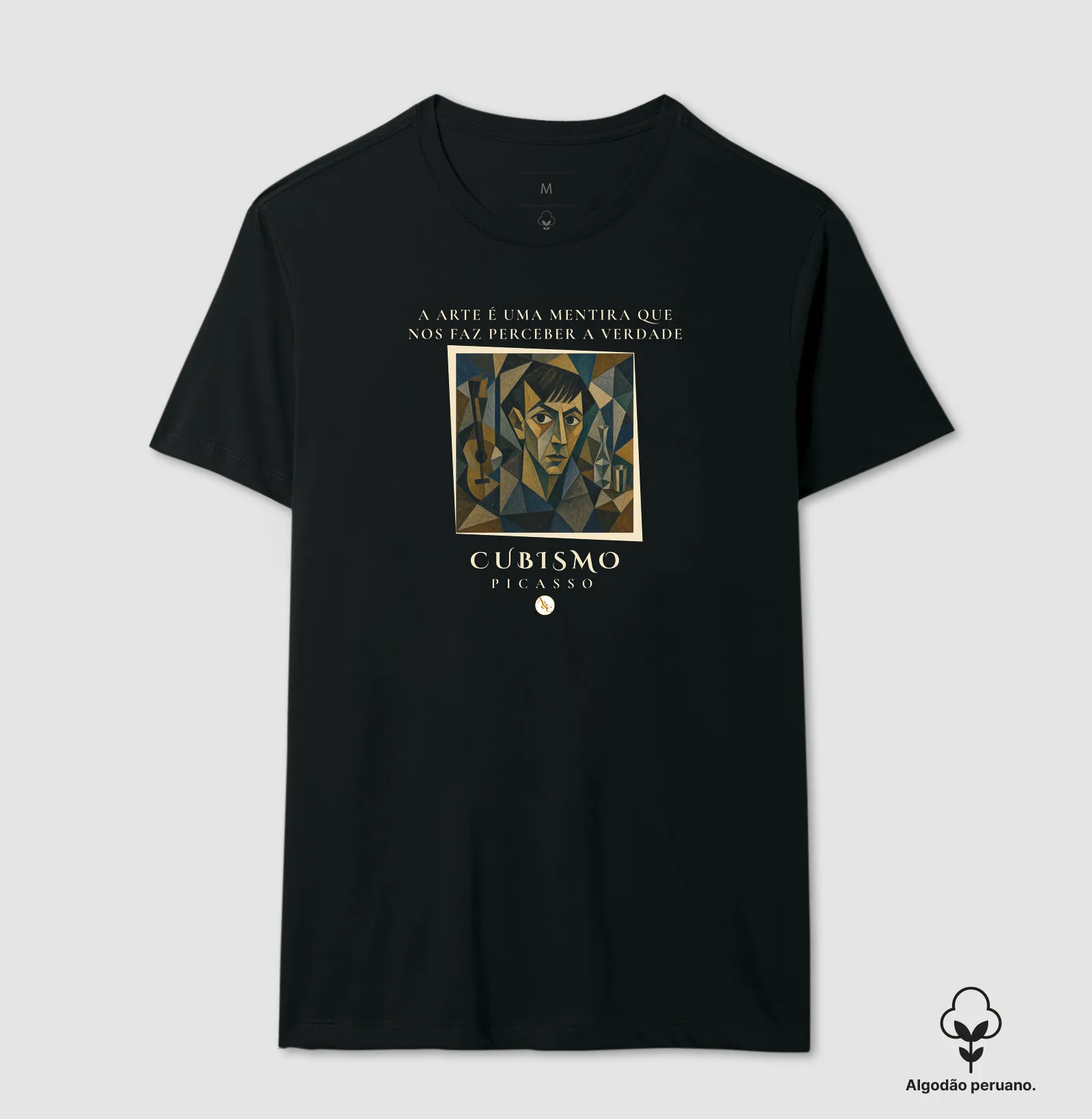 Camiseta Desconstrua o Olhar | Arte Moderna Inspirada em Picasso - Imagem 3