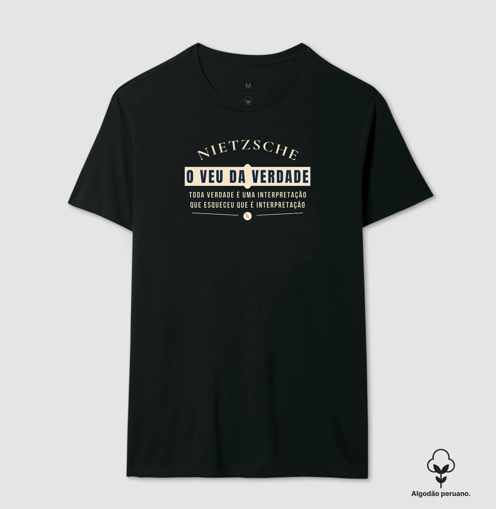 Camiseta Filosófica Nietzsche | Estampa O Véu da Verdade - Imagem 7
