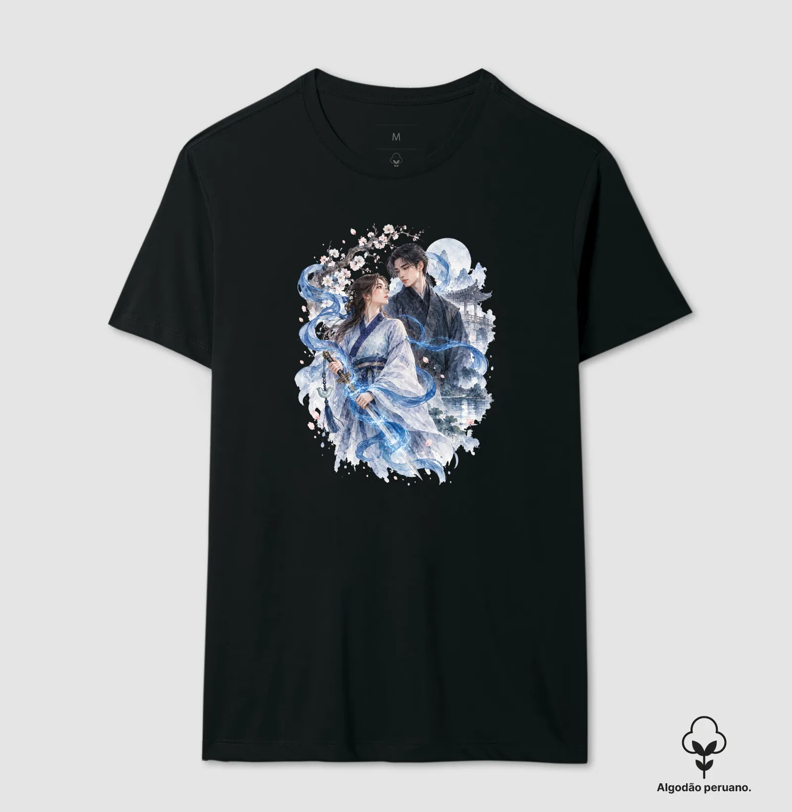 Camiseta Premium Dorama Espírito Azul | Espada, Magia e Romance - Entre Almas e Destinos - Imagem 7