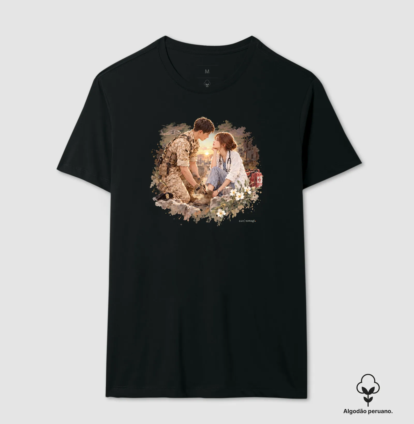 Camiseta Premium Dorama Entre Missões e Destinos | Romance Militar - Imagem 3
