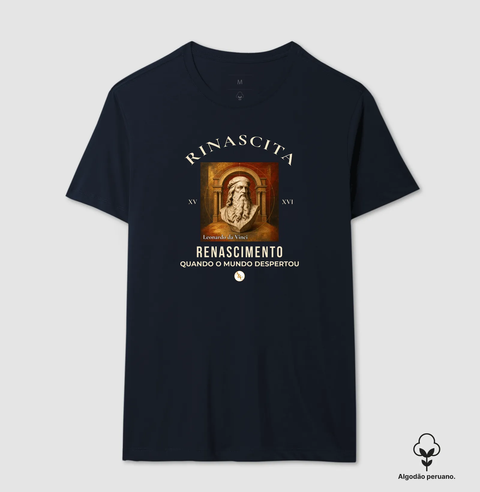 Camiseta Rinascita — O Renascer do Pensamento (Arte & Compor) - Imagem 10