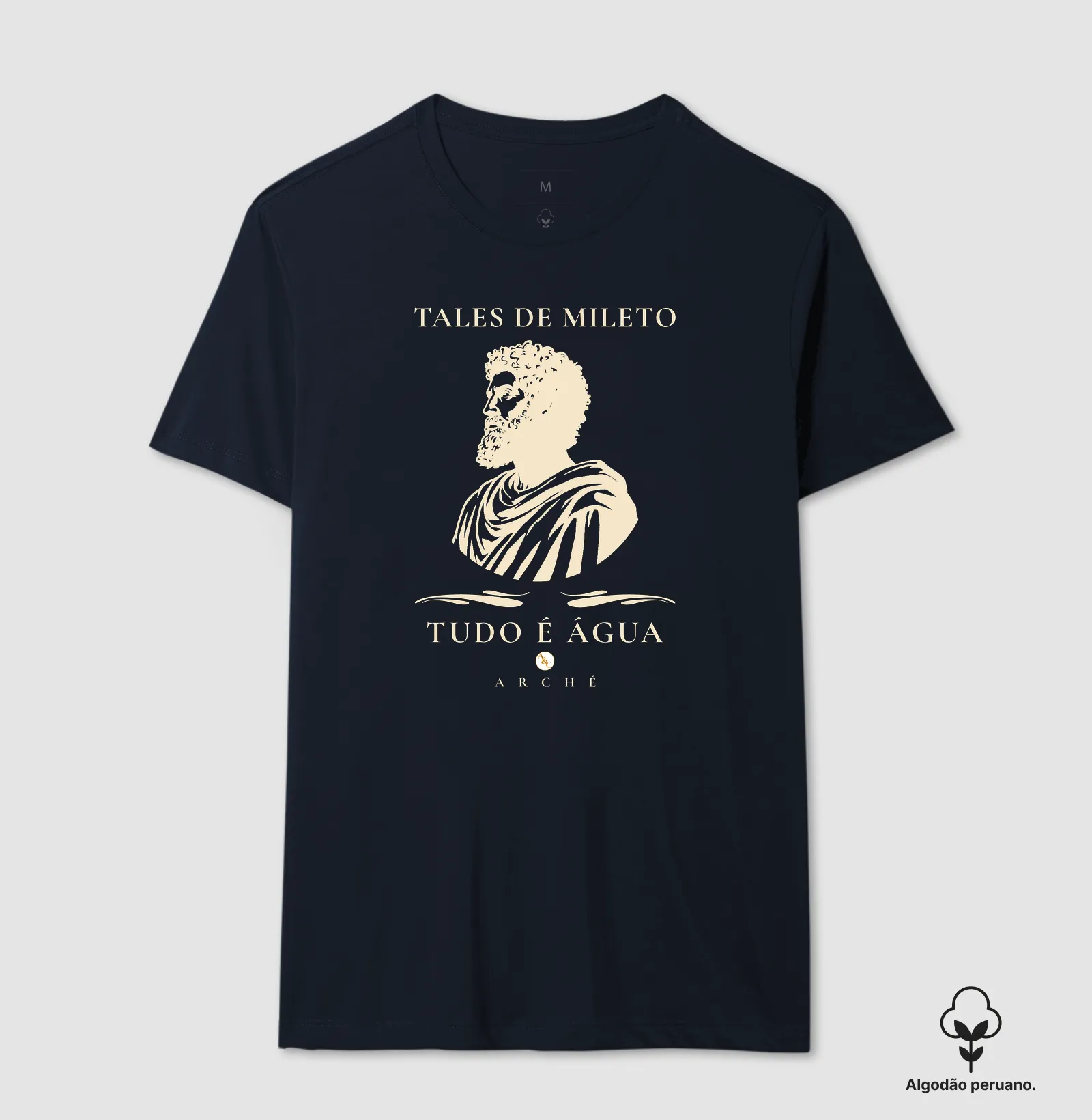 CAMISETA O PRINCÍPIO DAS COISAS - TALES DE MILETO - FILOSOFIA - Imagem 4