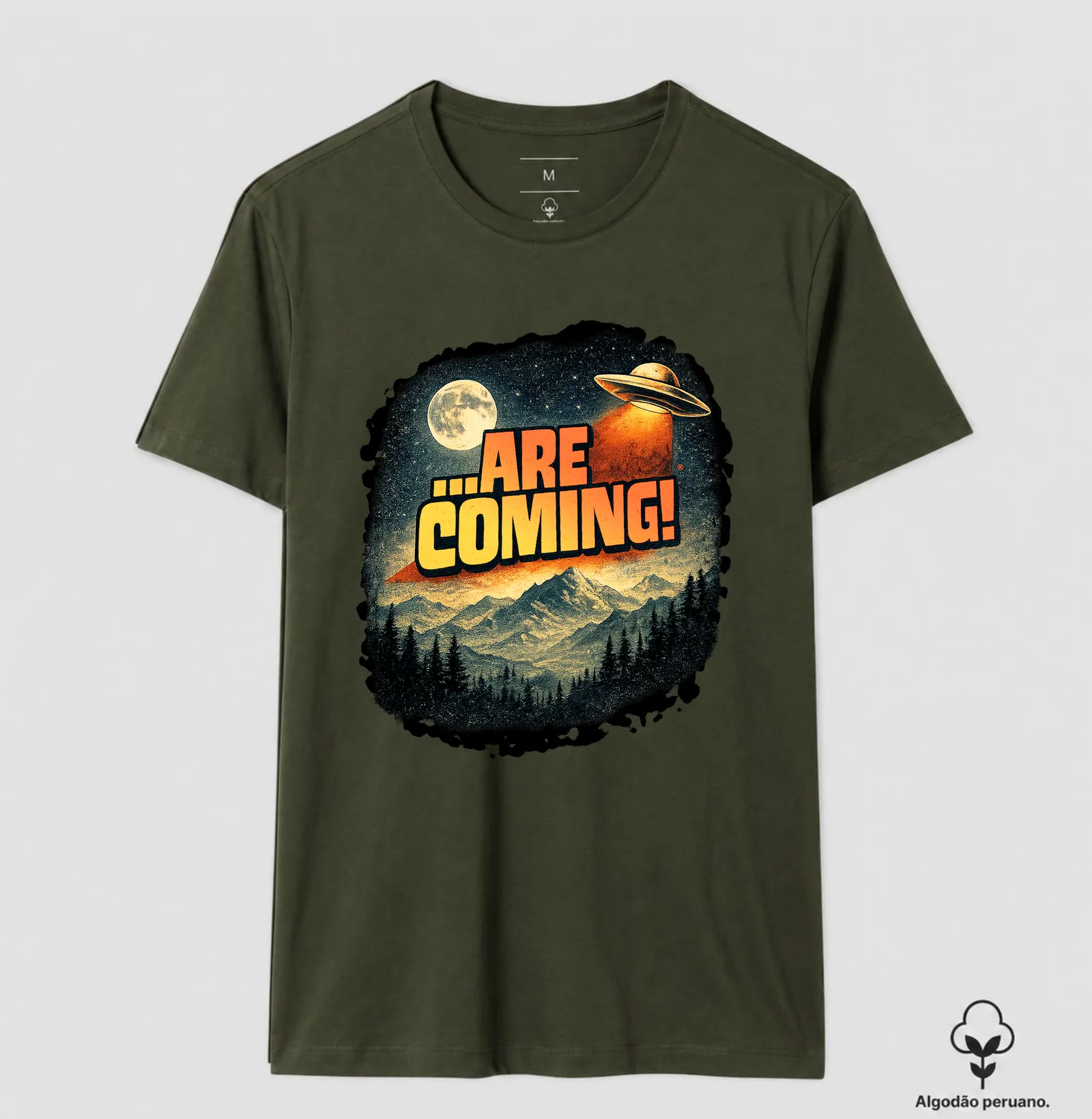 Camiseta Algodão Peruano ...Are Coming! - Imagem 4