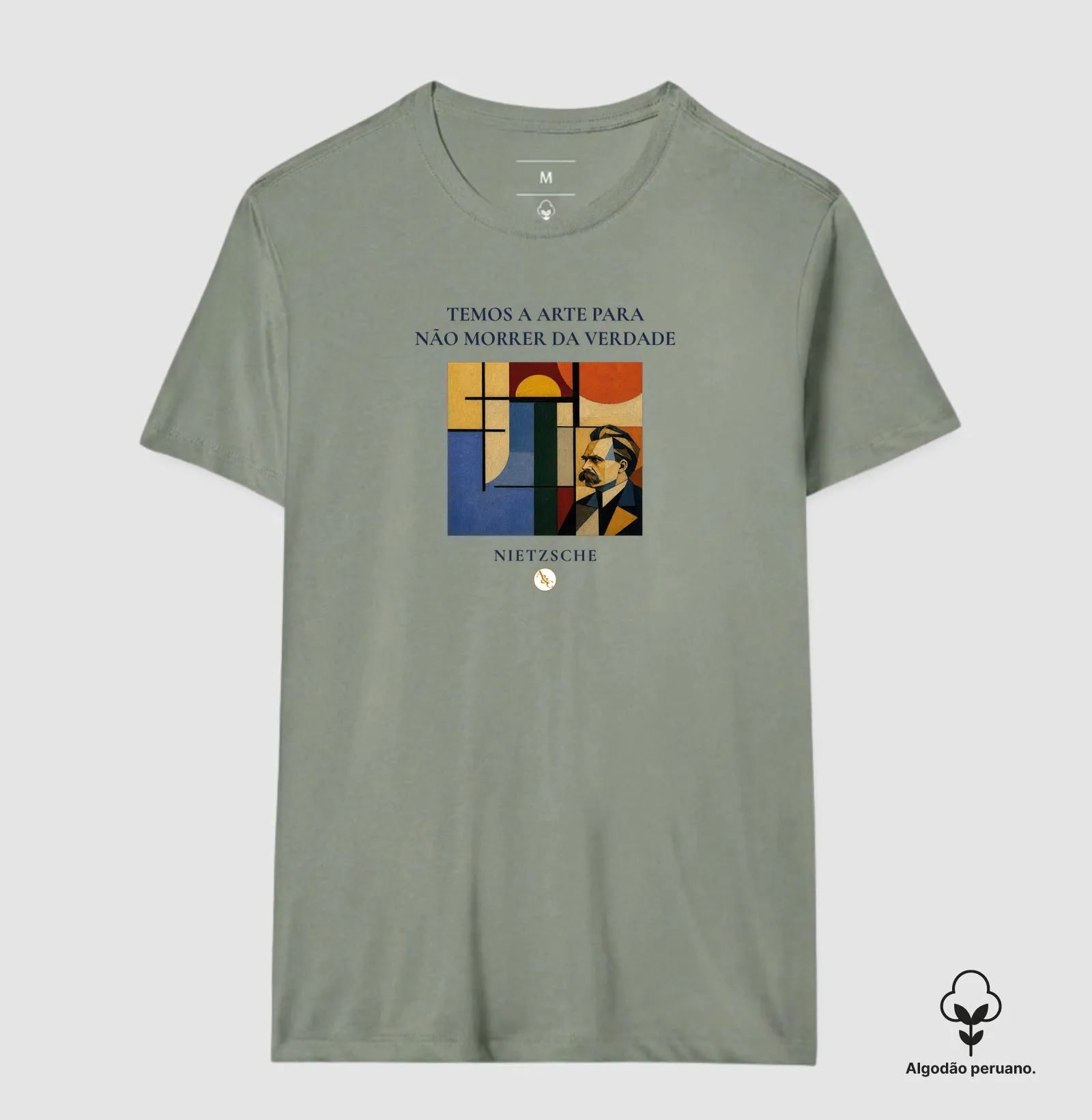 Camiseta A Arte de Não Morrer - Nietzsche - Imagem 2