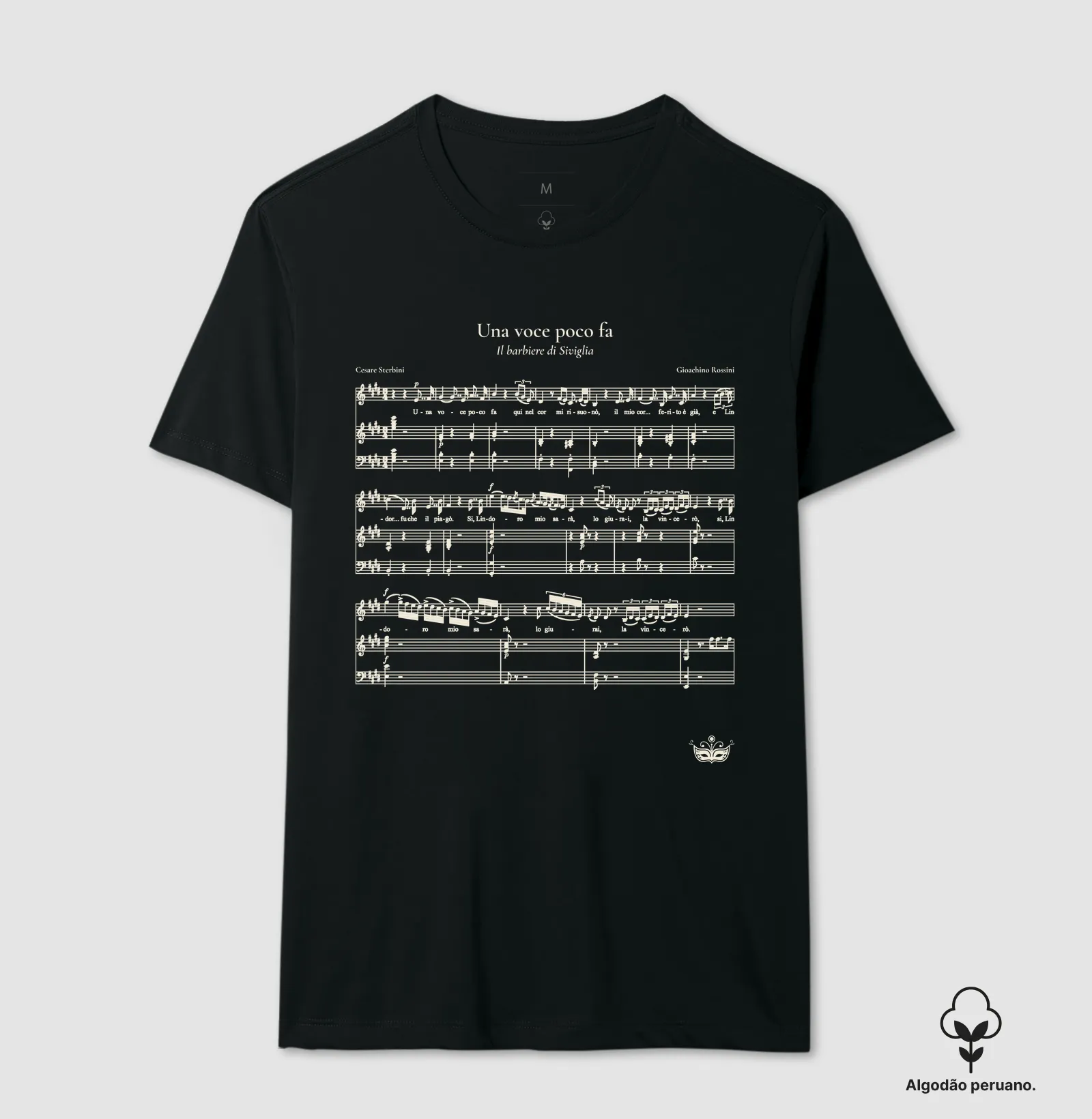 Una voce poco fa - Il barbiere di Siviglia | Camiseta de Ópera - Imagem 4