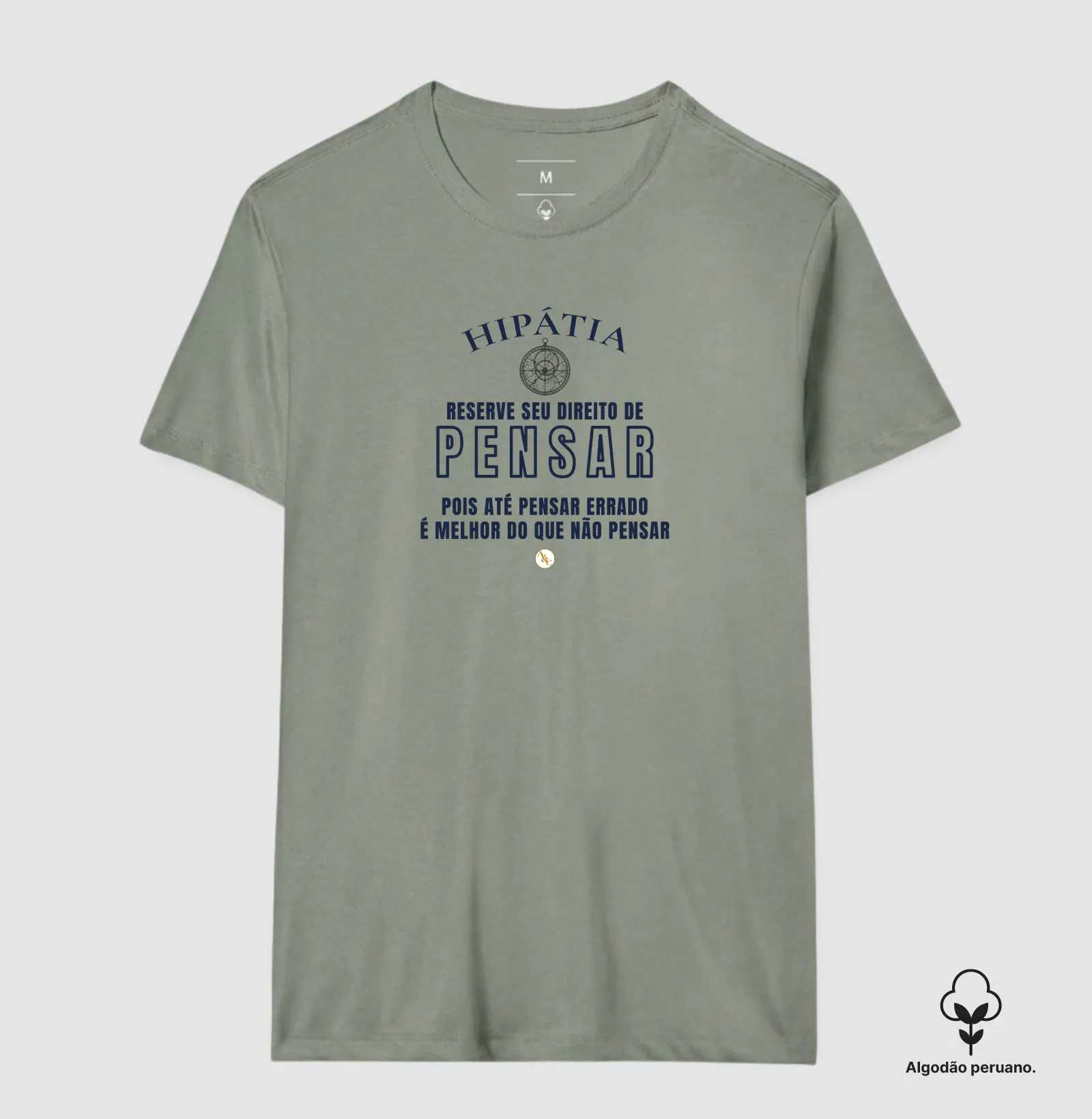 Camiseta Tipográfica Hipátia | Direito de Pensar - Imagem 12