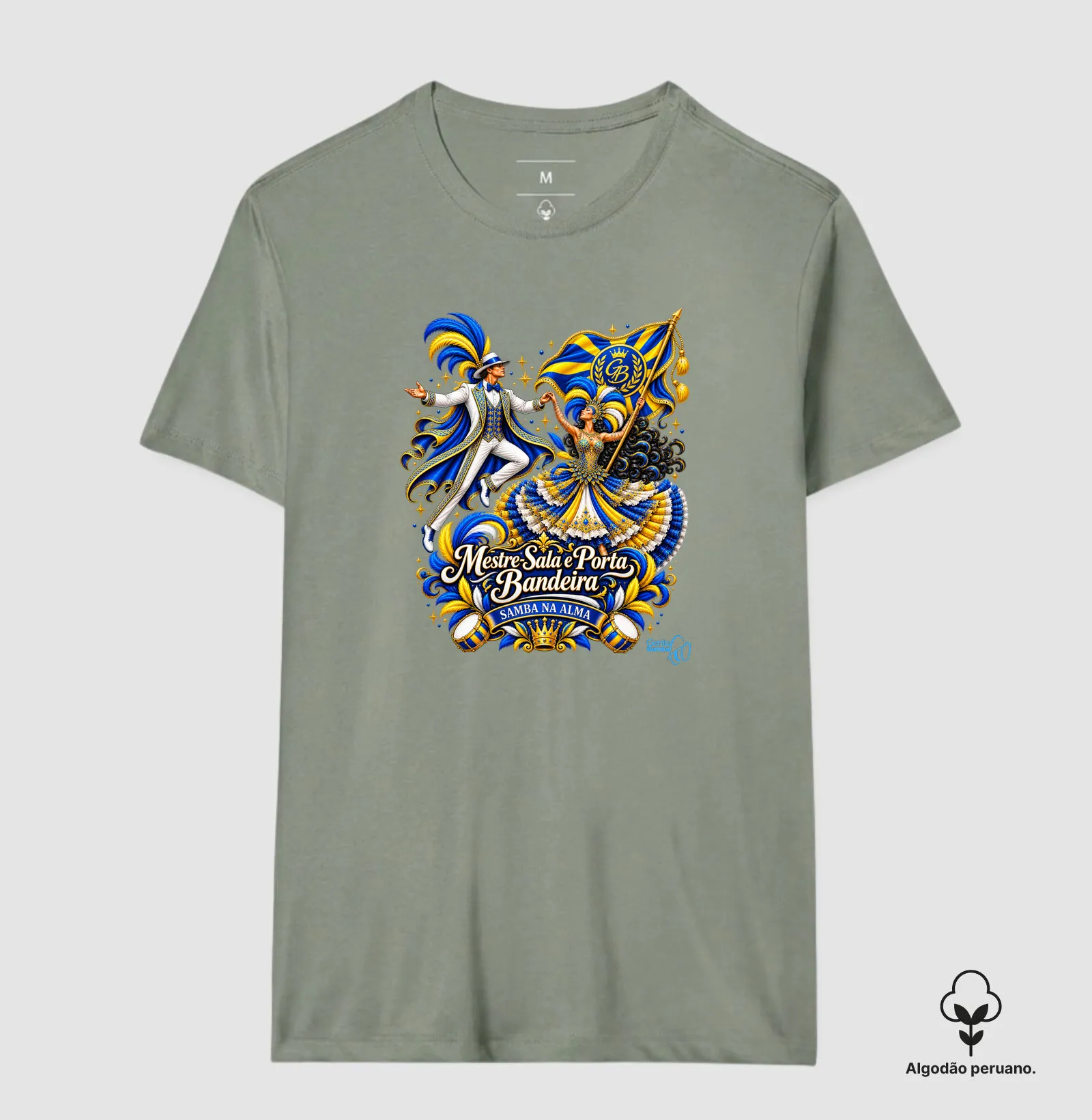 Gente Bamba - Porta bandeira Azul e branco - Imagem 8