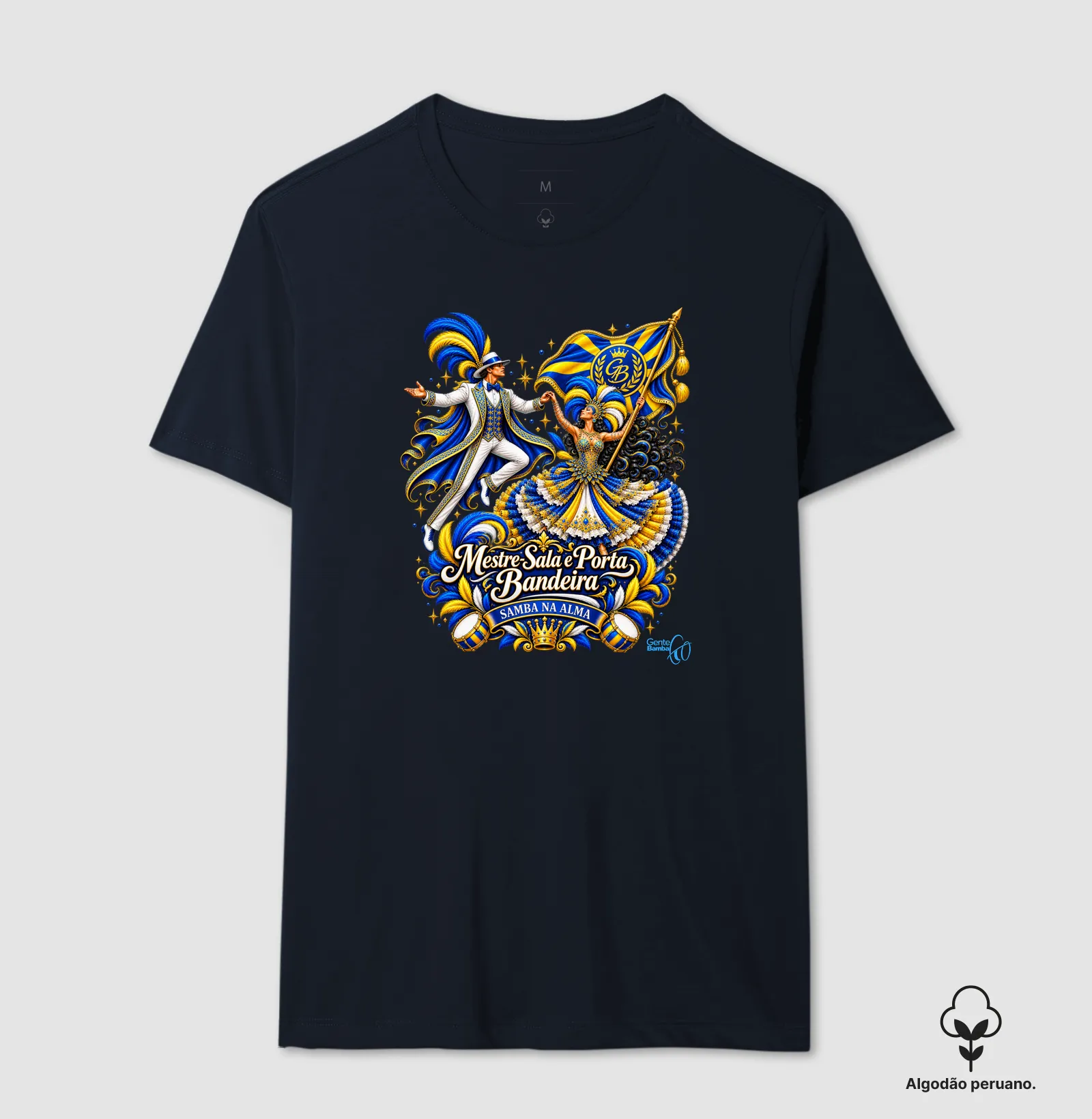 Gente Bamba - Porta bandeira Azul e branco - Imagem 5