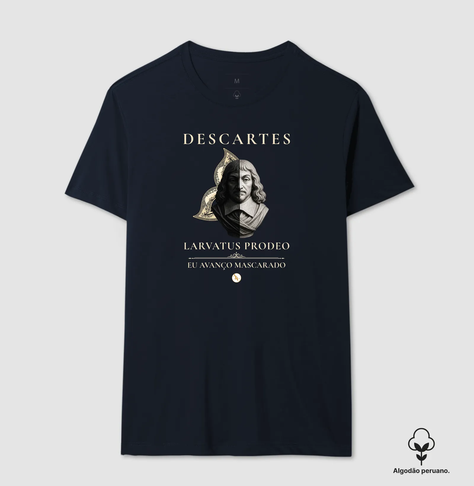 Camiseta A Máscara da Razão | Descartes - Imagem 4