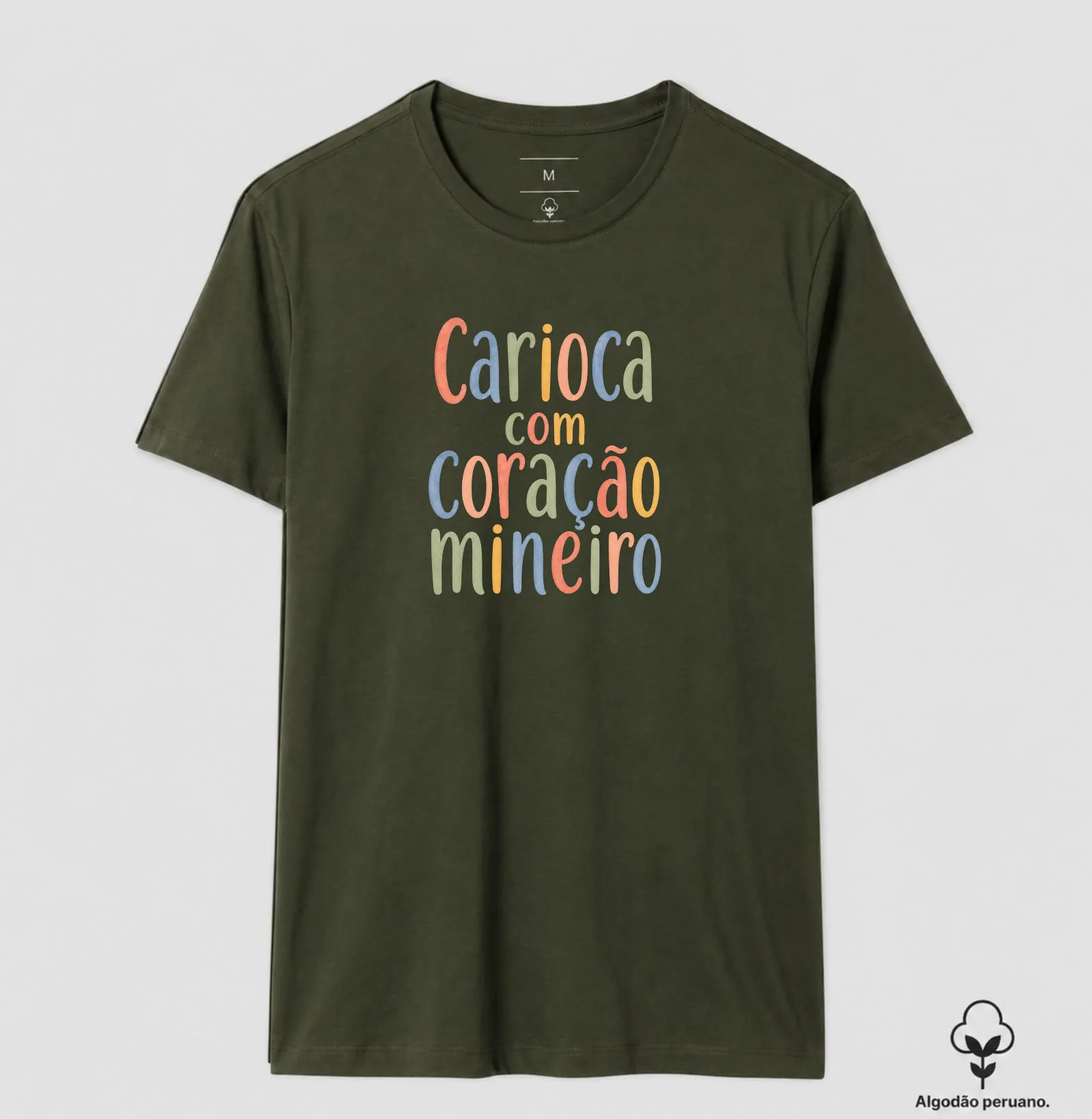 Carioca com Coração Mineiro | Algodão Peruano - Imagem 7