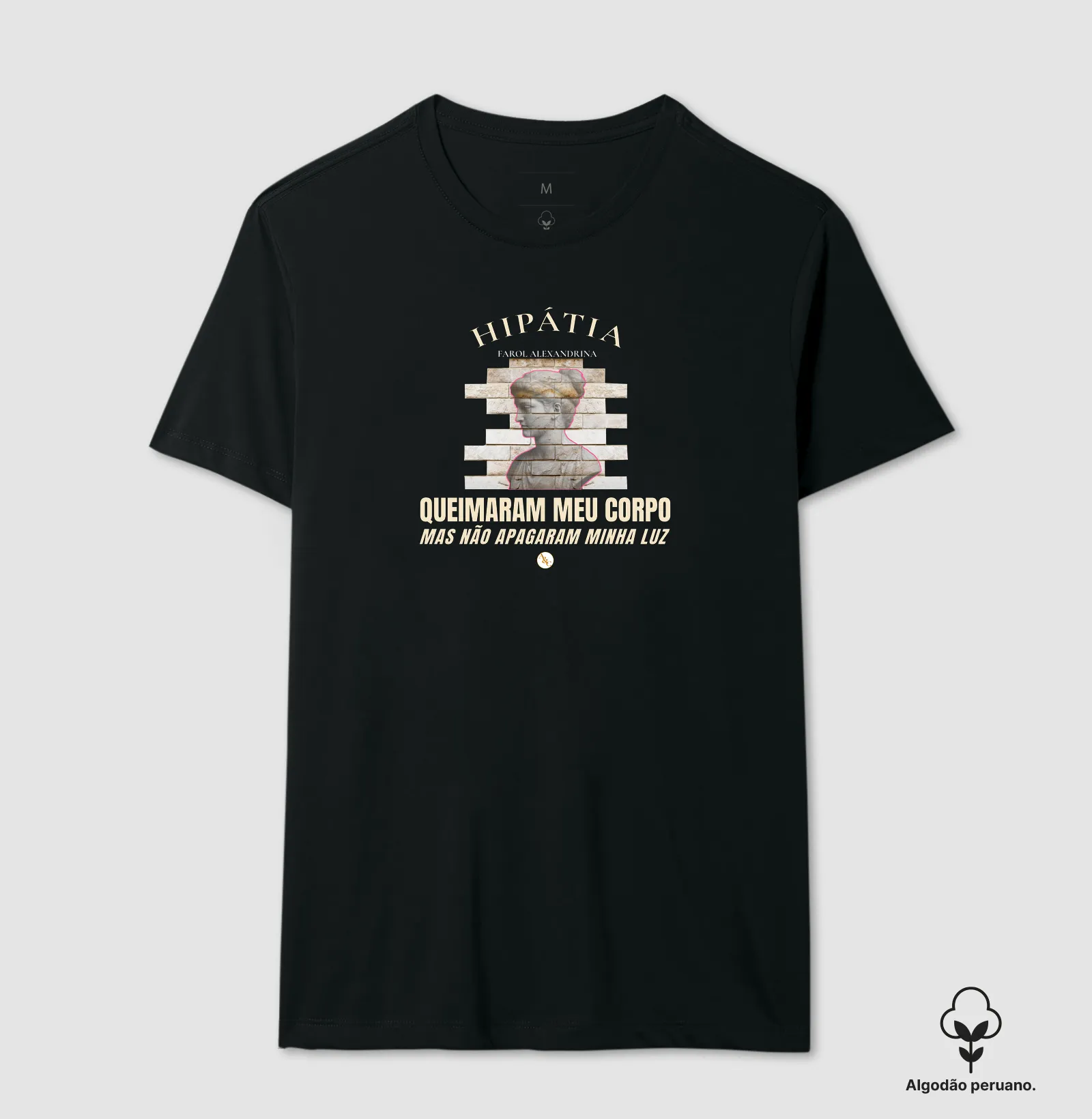  Camiseta Hipátia | Farol Alexandrina: Não Apagaram Minha Luz - Imagem 5