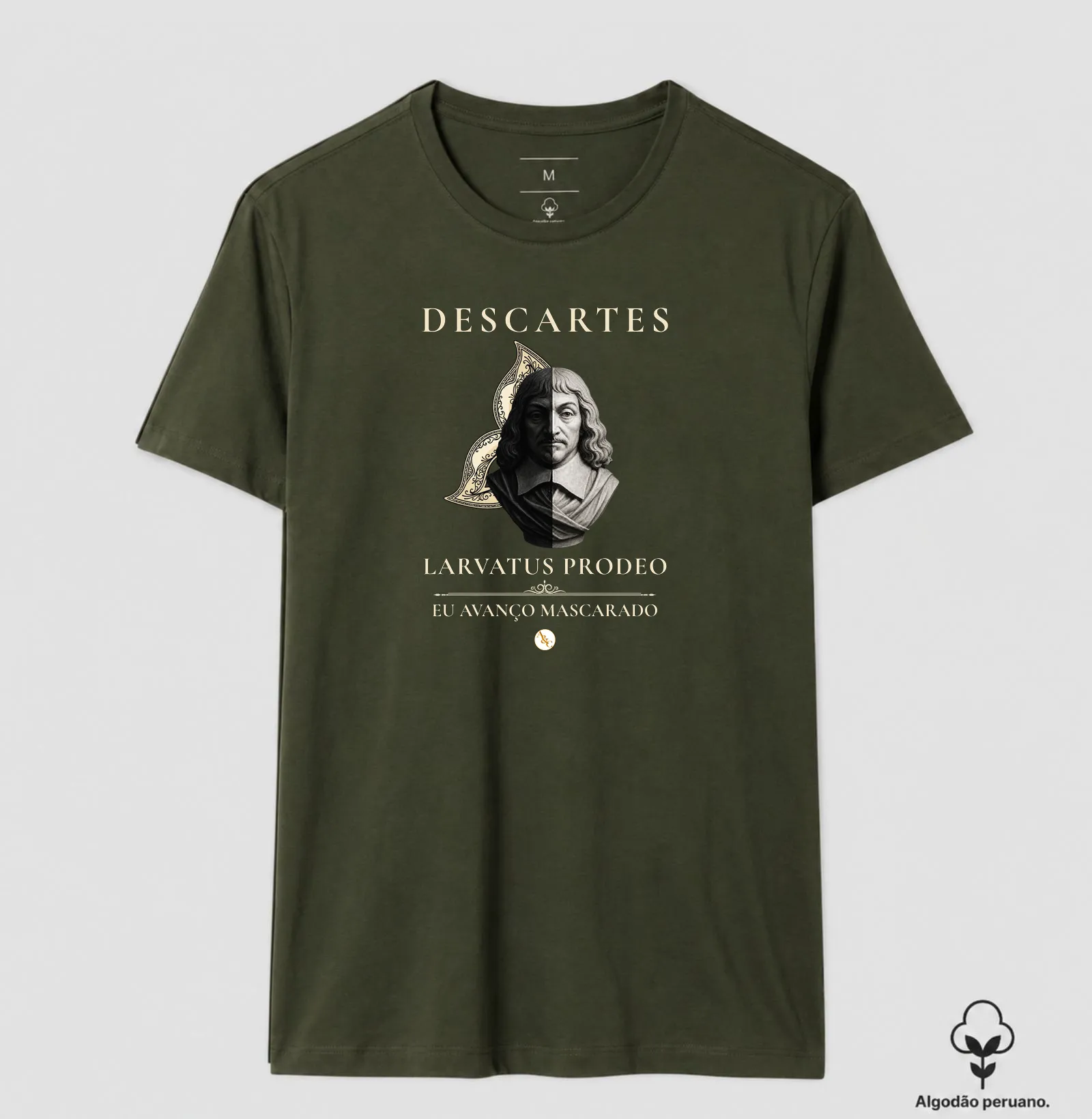 Camiseta A Máscara da Razão | Descartes - Imagem 3
