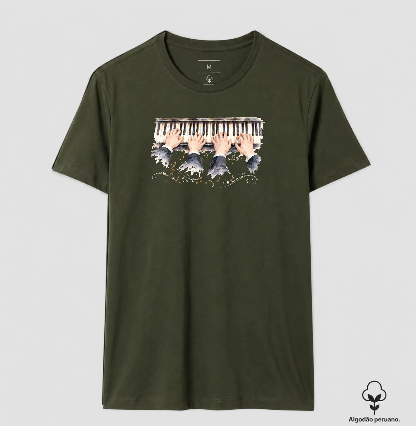 Camiseta Premium - 4 mãos ao piano - Imagem 8